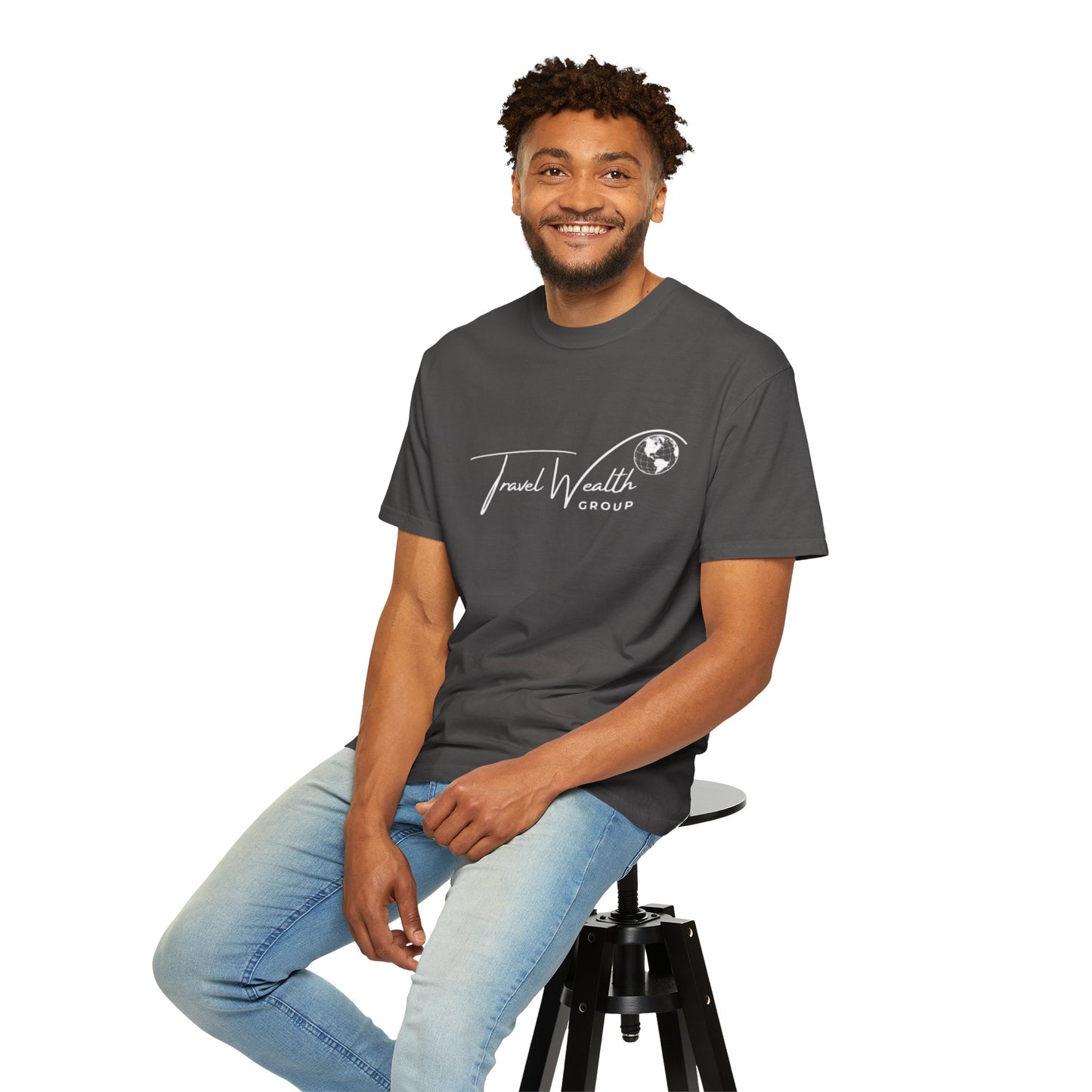 Unisex Garment-Dyed T-shirt I may Talk About Travel Non-Stop