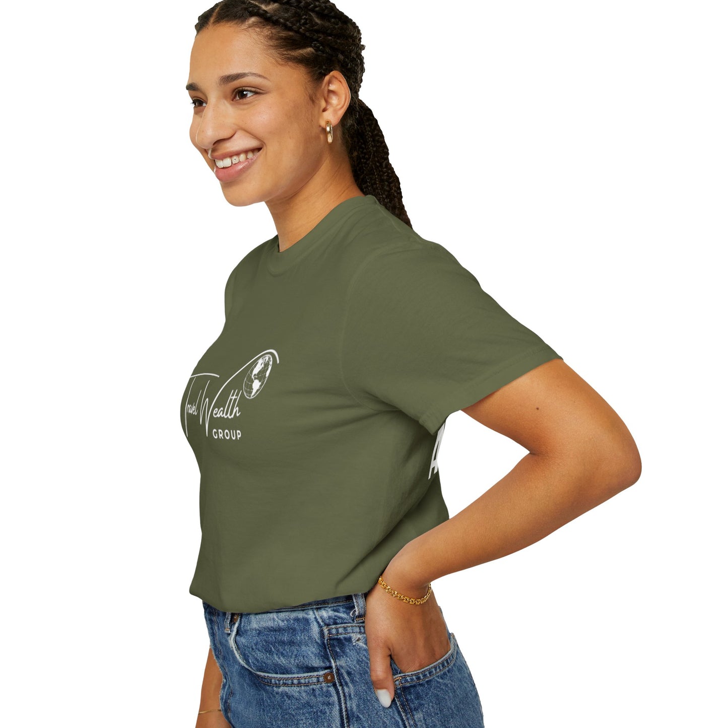 Unisex Garment-Dyed T-shirt I may Talk About Travel Non-Stop