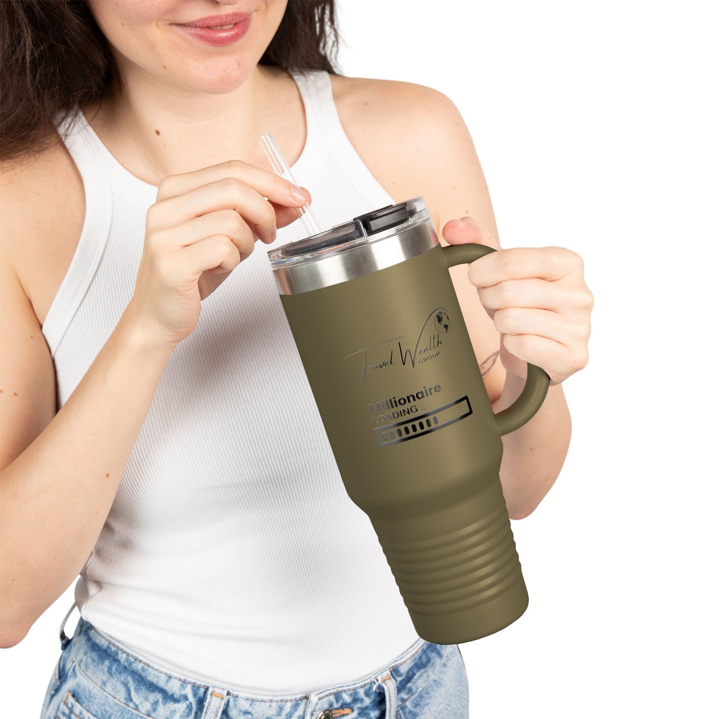 Millionaire loading Insulated Travel Mug, 40oz