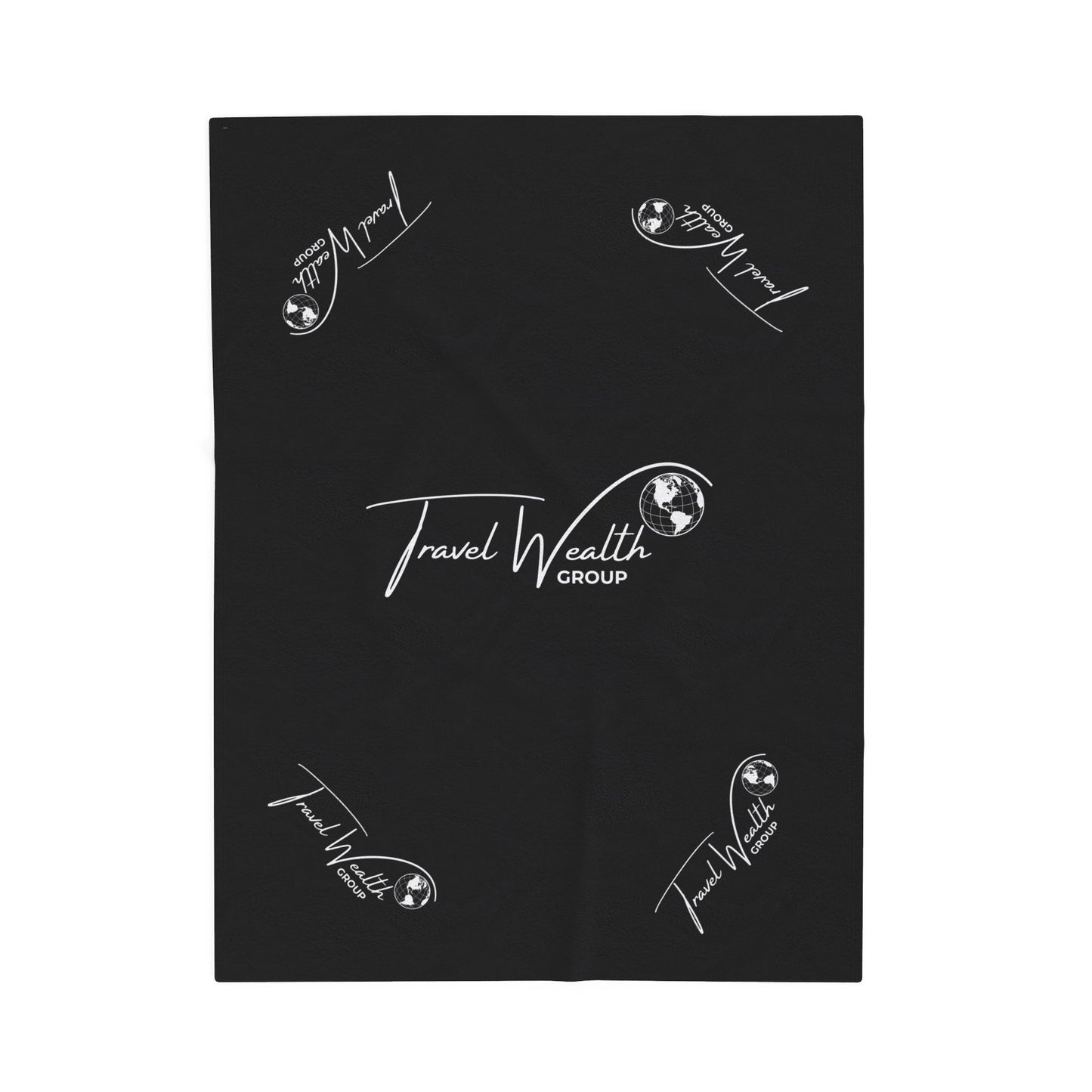 Logo Velveteen Plush Blanket