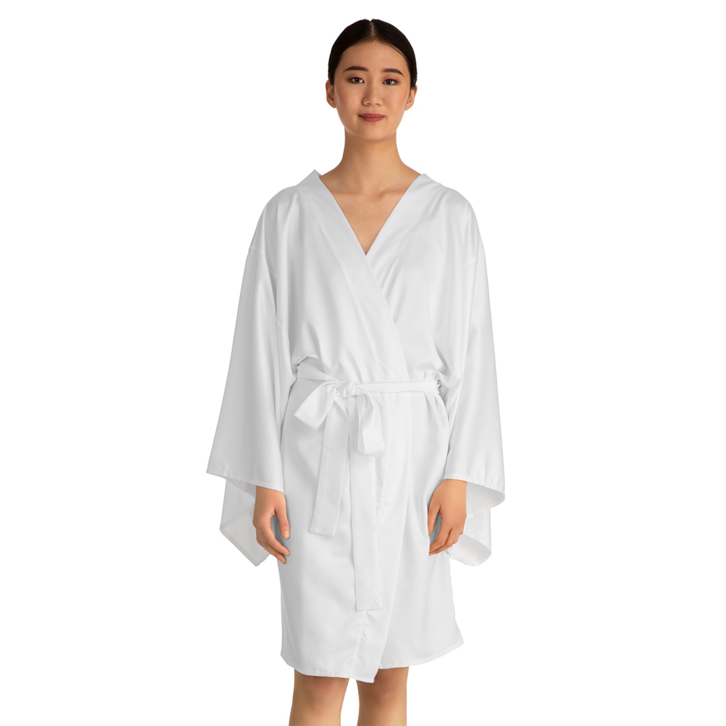 Custom Long Sleeve Kimono Robe - Travel Wealth Group Edition