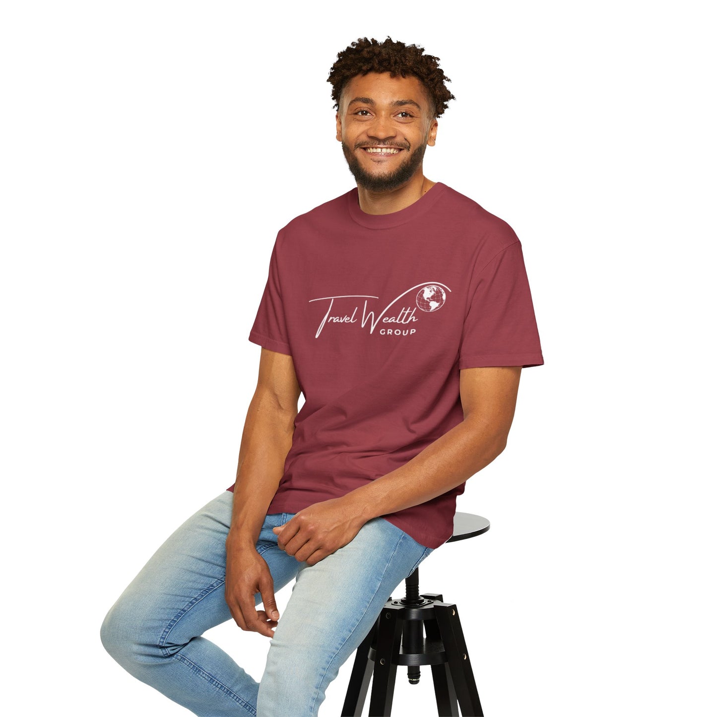 Unisex Garment-Dyed T-shirt I may Talk About Travel Non-Stop
