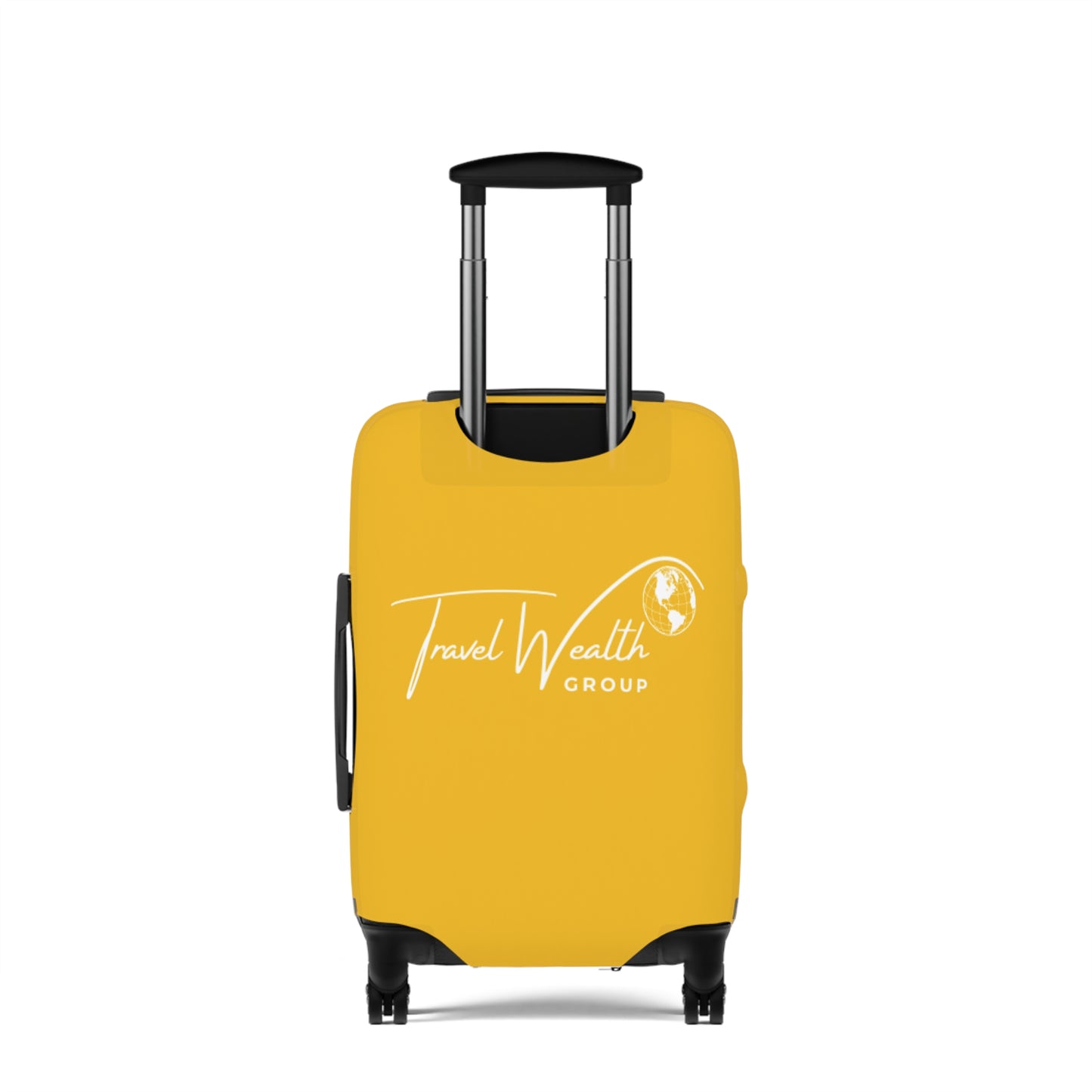 Travel Wealth Group Yellow Luggage Cover - Durable & Stylish Travel Accessory