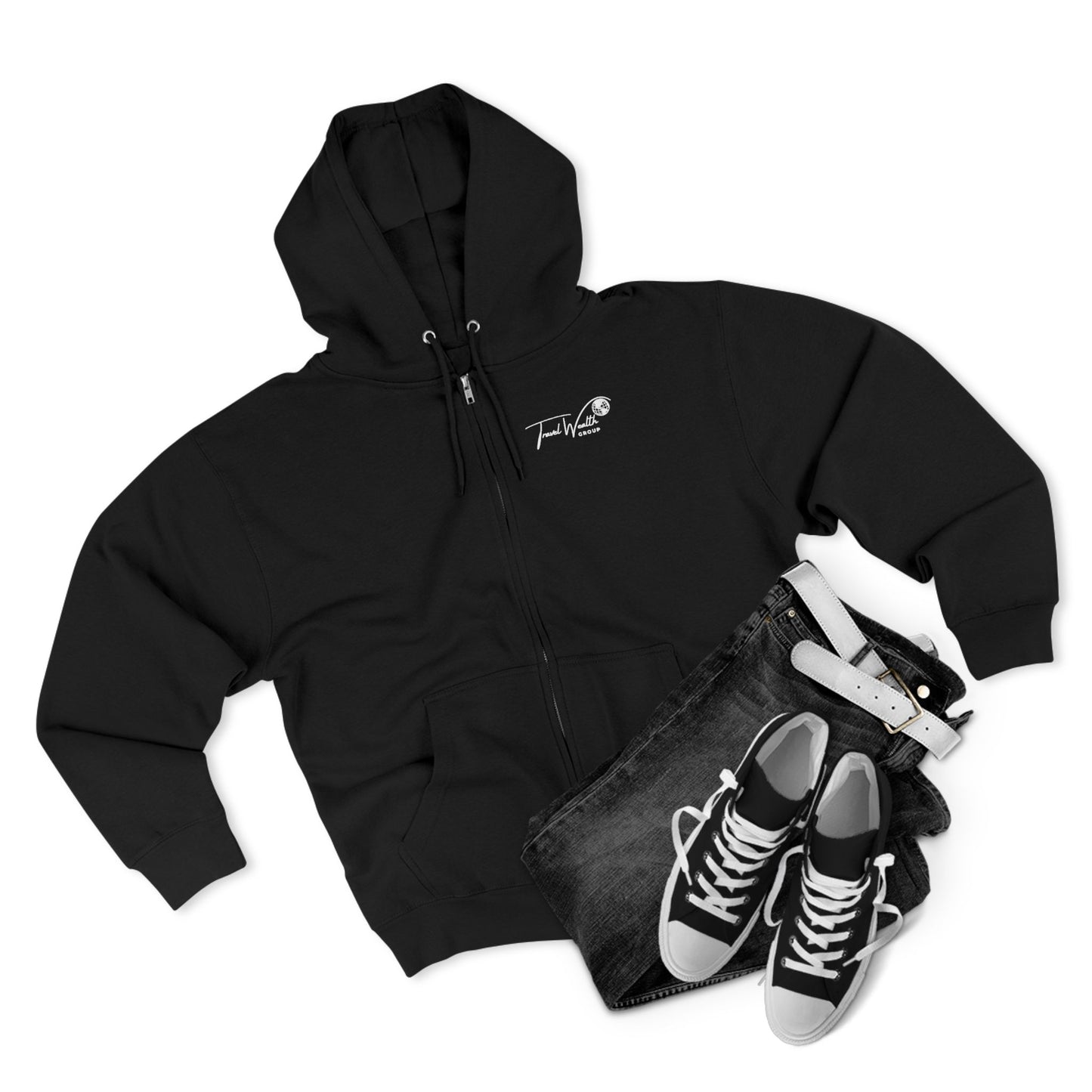 Unisex Zip Hoodie I May talk about travel Non- Stop