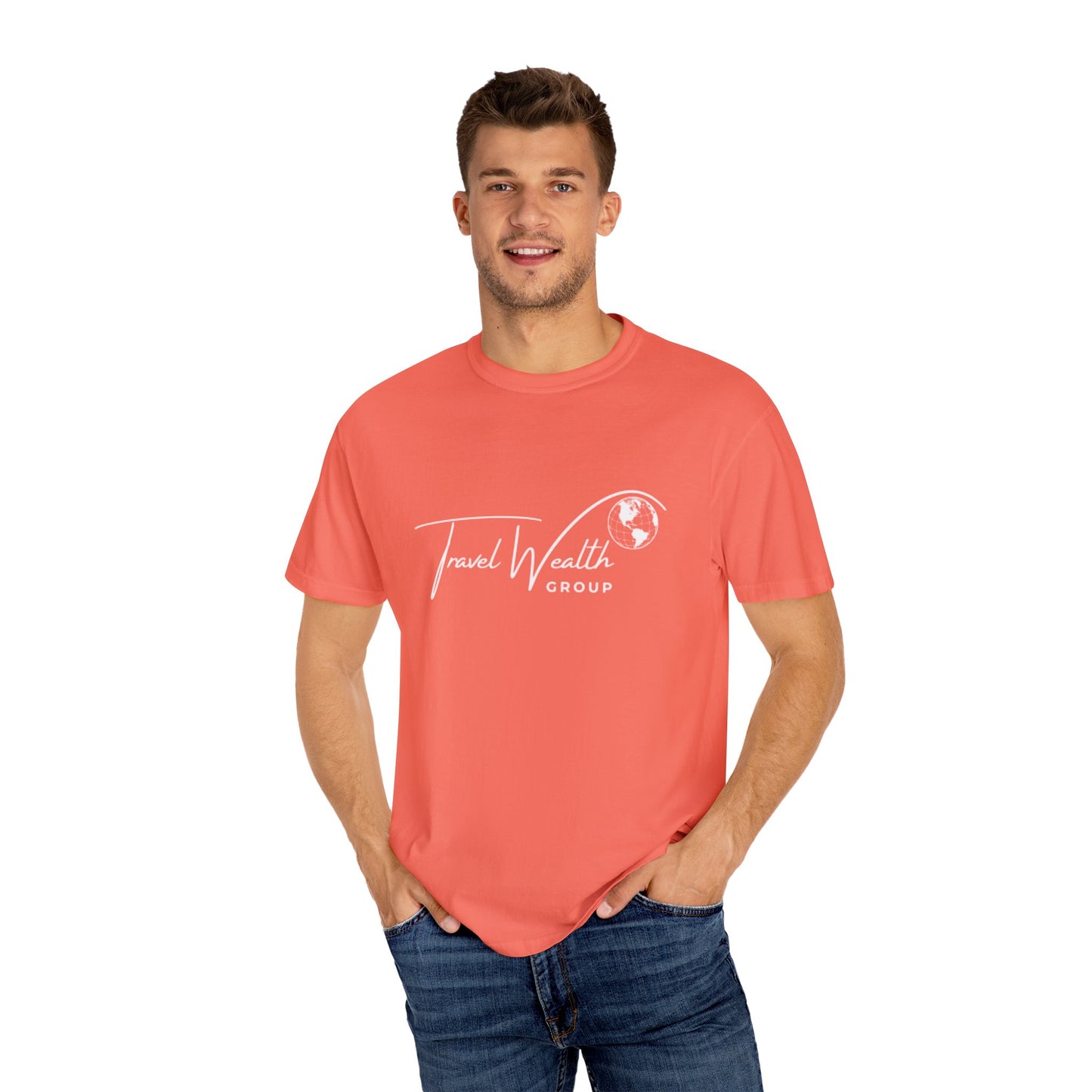 Unisex Garment-Dyed T-shirt I may Talk About Travel Non-Stop