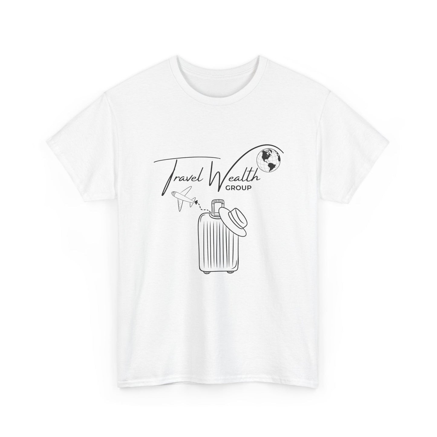 Travel Wealth Group Unisex Heavy Cotton Tee - Adventure Awaits
