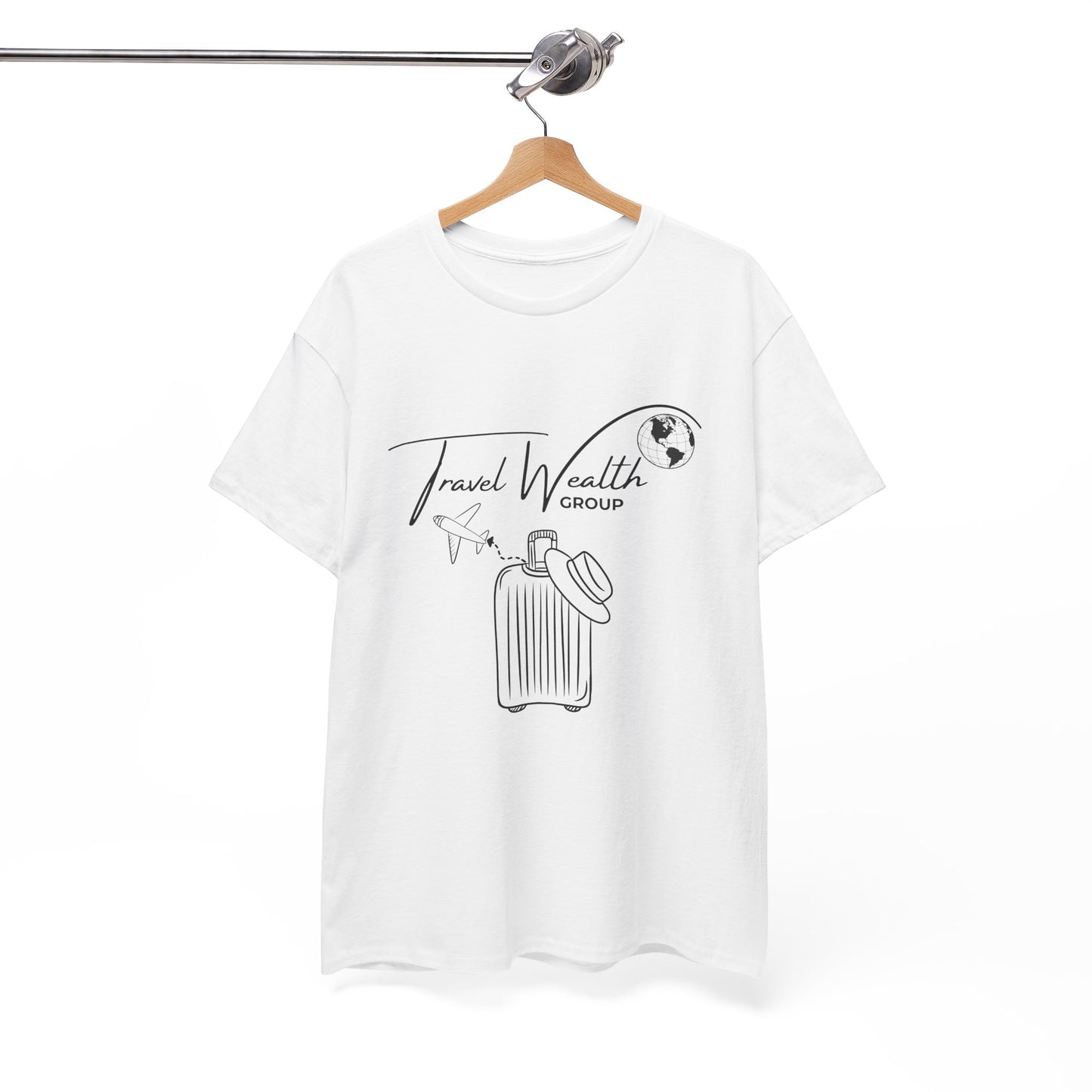 Travel Wealth Group Unisex Heavy Cotton Tee - Adventure Awaits