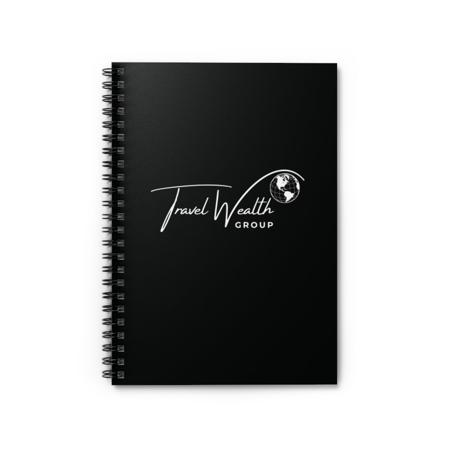 Travel Wealth Group Spiral Notebook - Perfect for Notes and Ideas