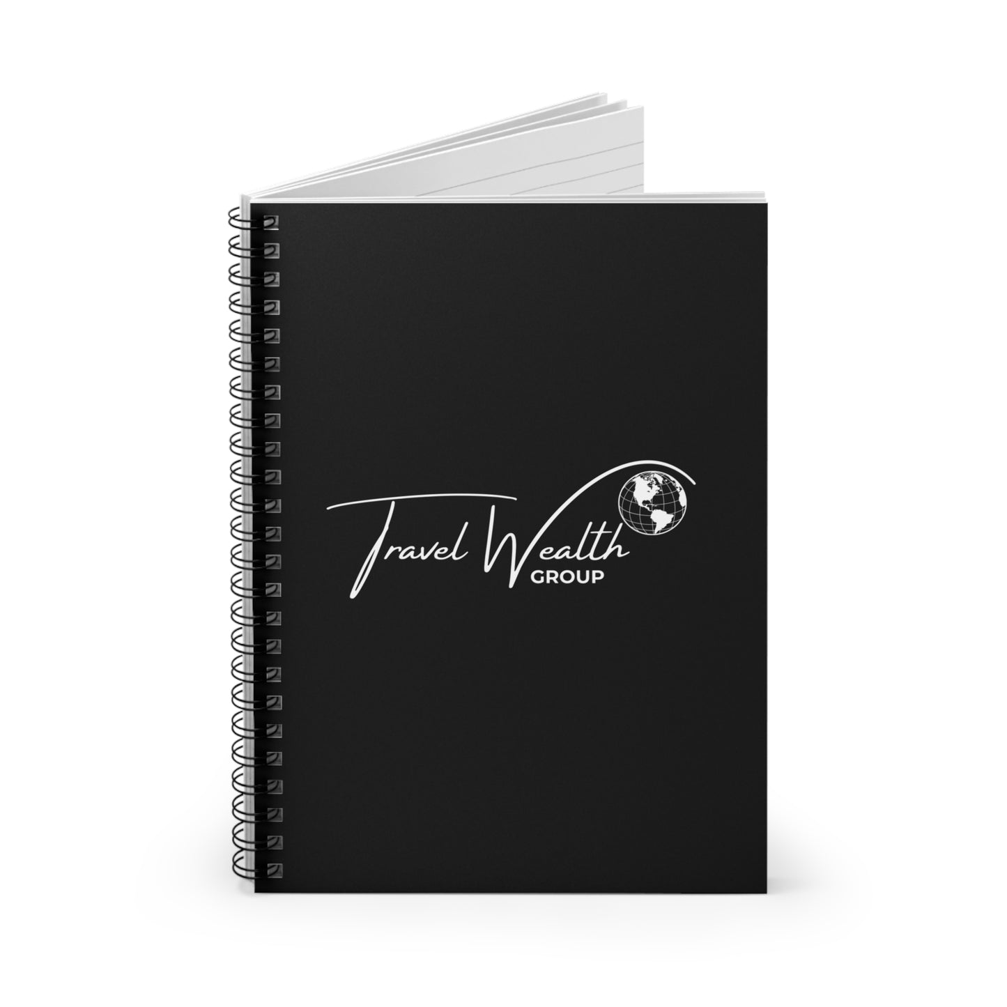 Travel Wealth Group Spiral Notebook - Ruled Line