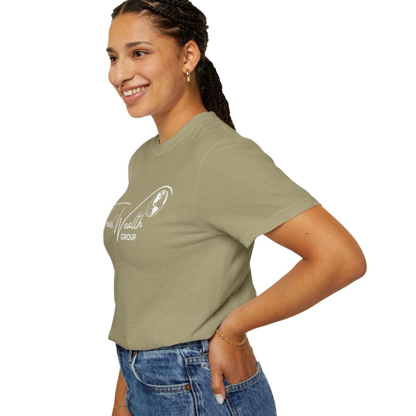 Unisex Garment-Dyed T-shirt I may Talk About Travel Non-Stop