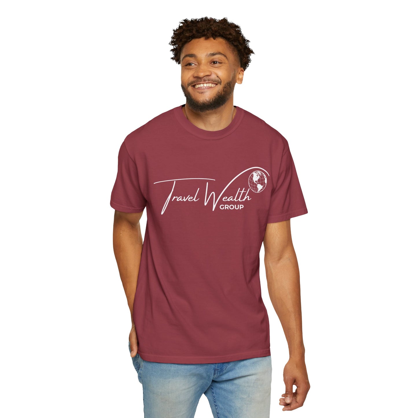 Unisex Garment-Dyed T-shirt I may Talk About Travel Non-Stop