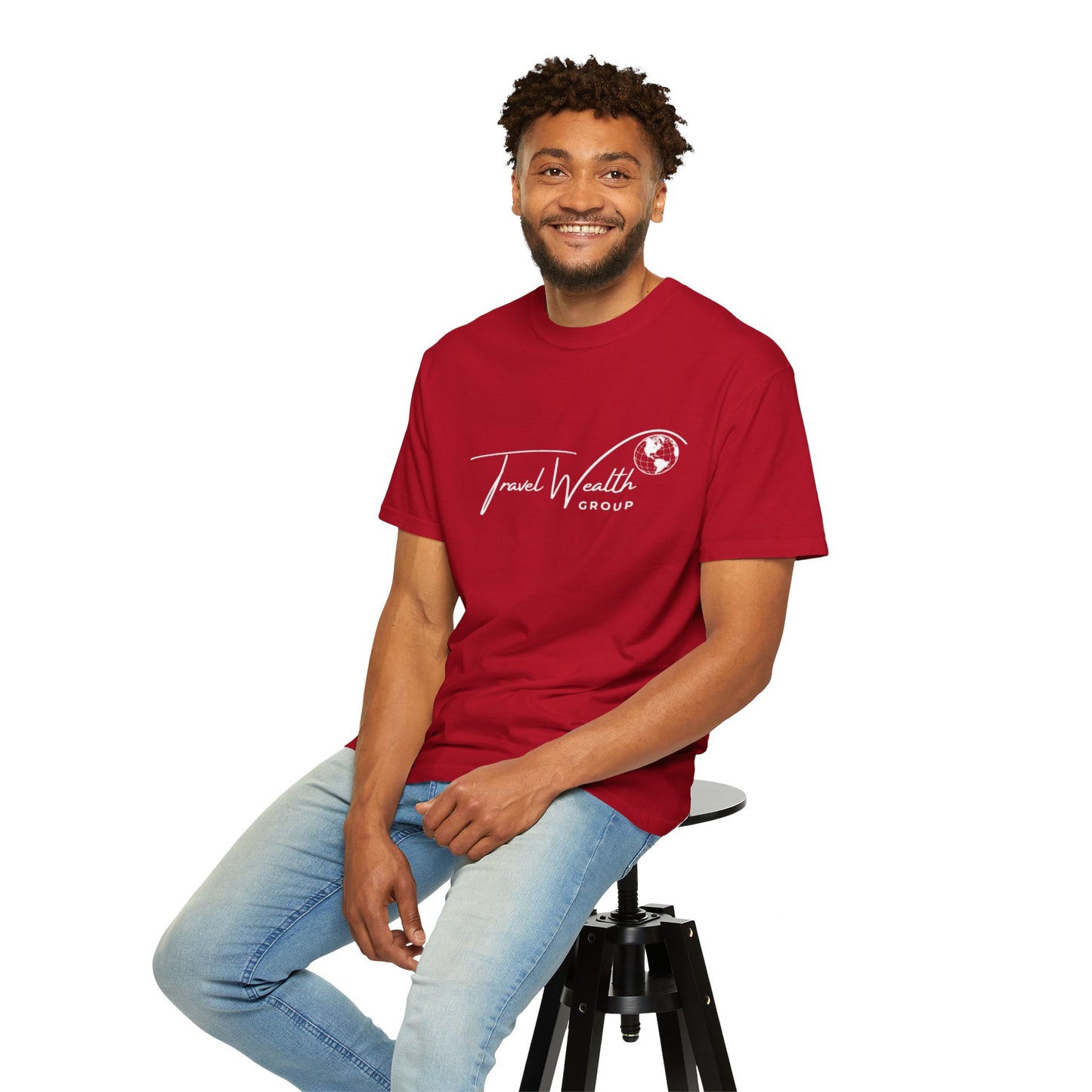 Unisex Garment-Dyed T-shirt I may Talk About Travel Non-Stop