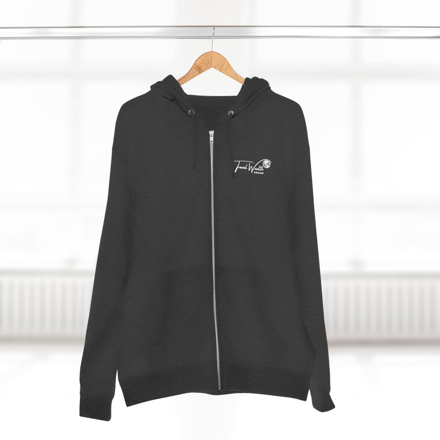 Unisex Zip Hoodie I May talk about travel Non- Stop