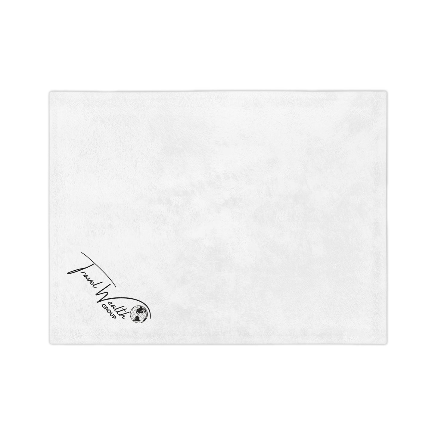 Logo Velveteen Microfiber Blanket