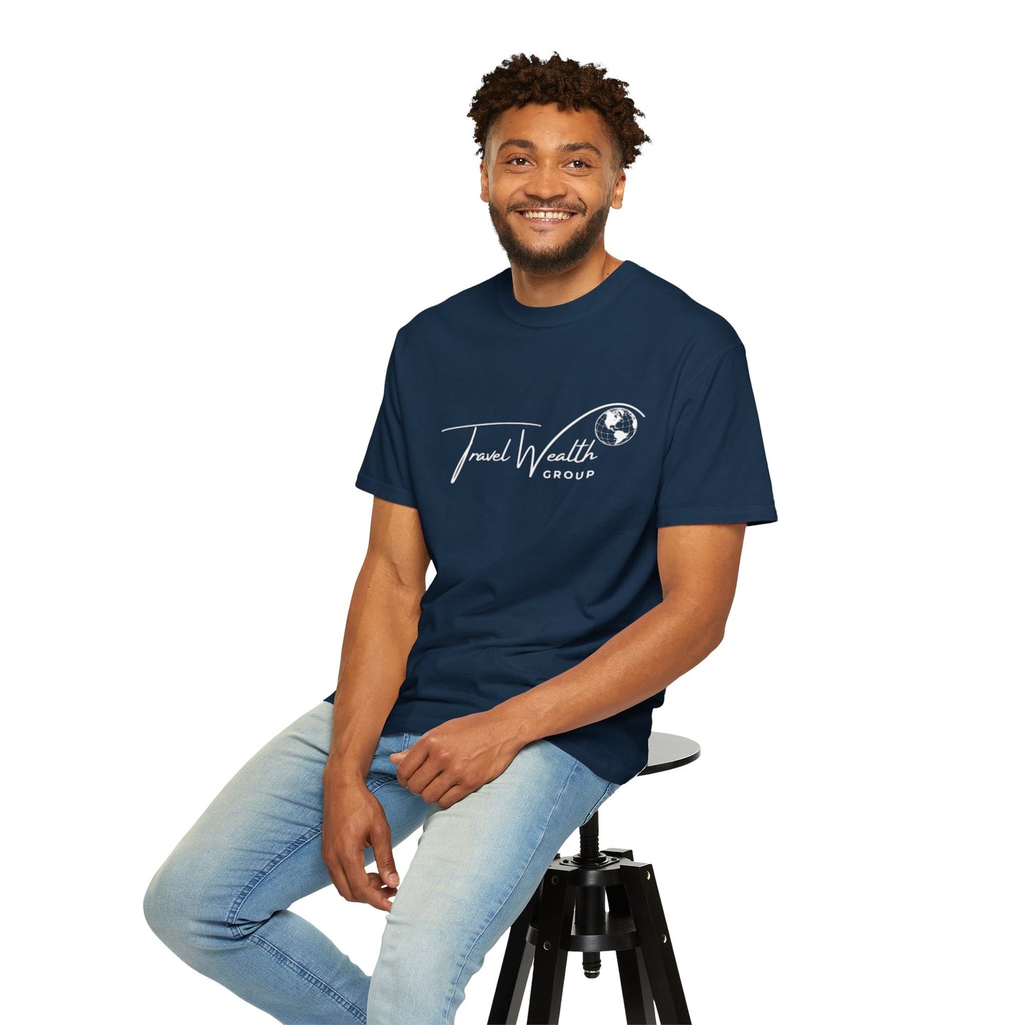 Unisex Garment-Dyed T-shirt I may Talk About Travel Non-Stop