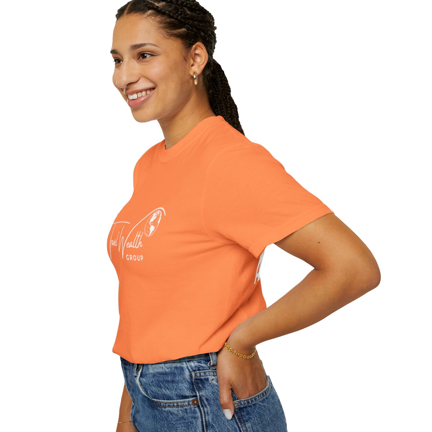 Unisex Garment-Dyed T-shirt I may Talk About Travel Non-Stop