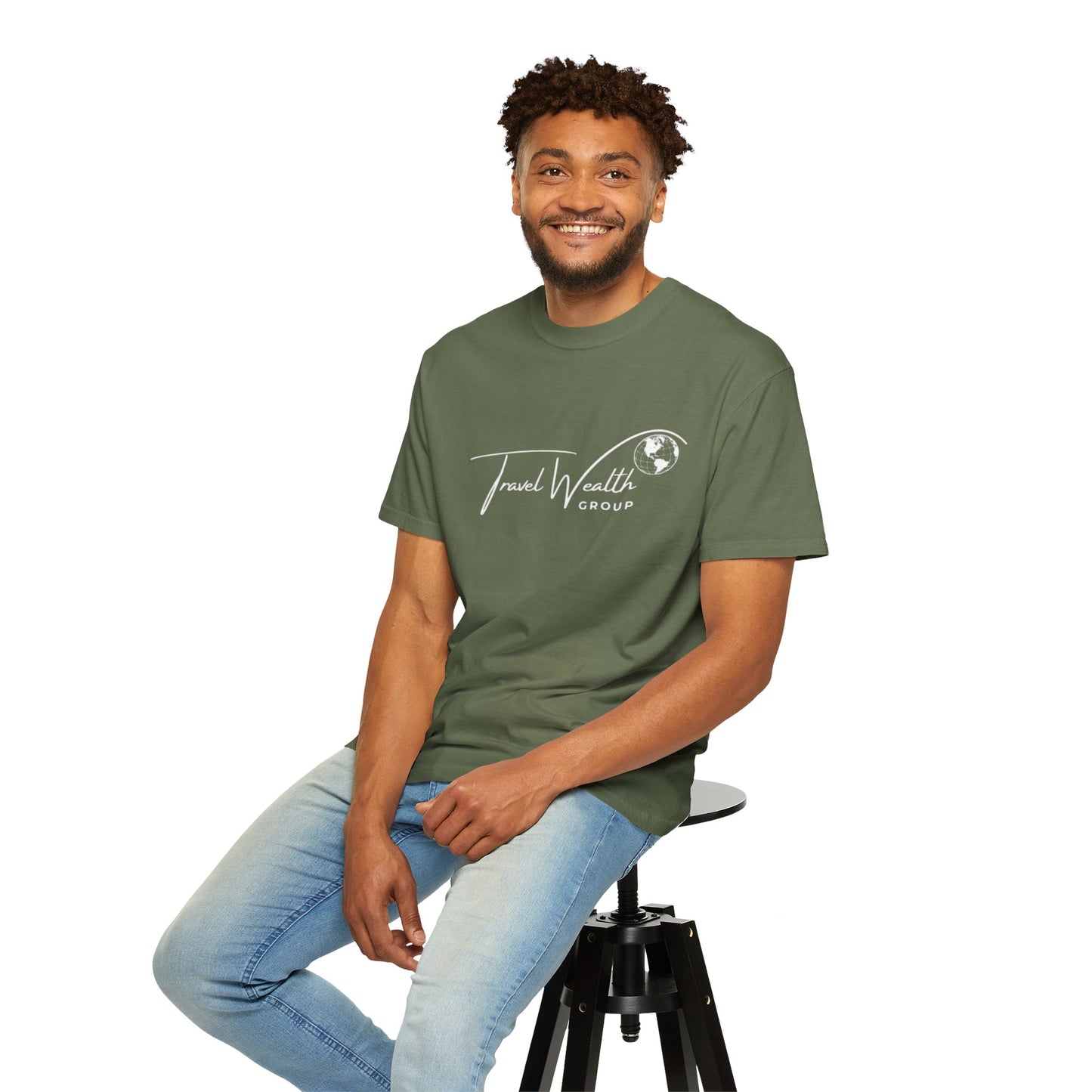Unisex Garment-Dyed T-shirt I may Talk About Travel Non-Stop