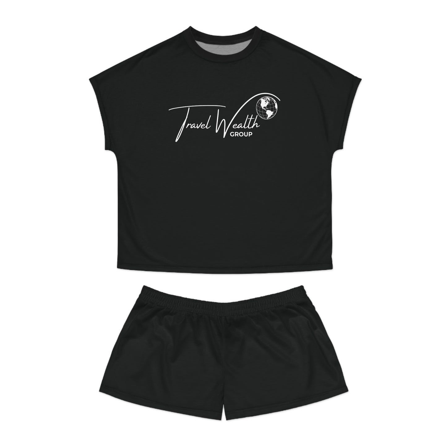 Logo Women's Short Pajama Set (AOP)