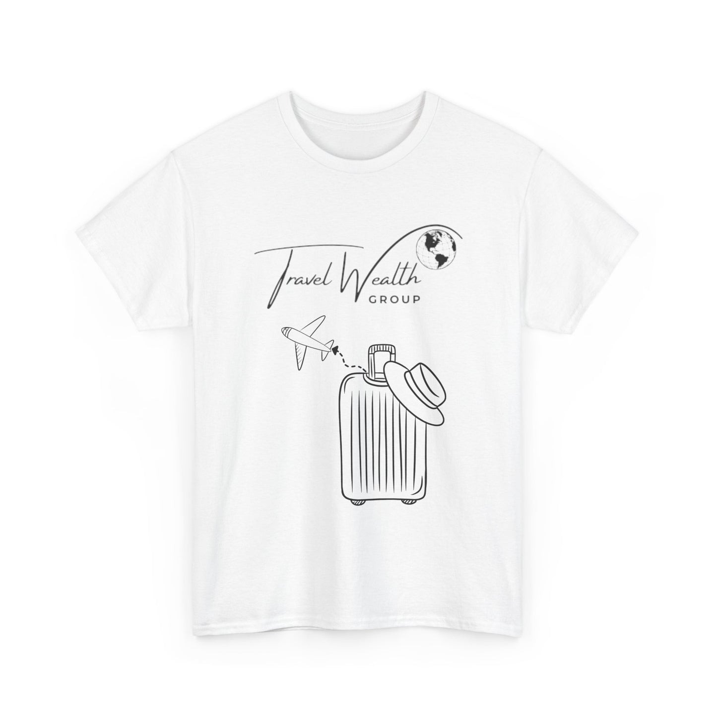 Travel Wealth Group Unisex Heavy Cotton Tee - Adventure Awaits