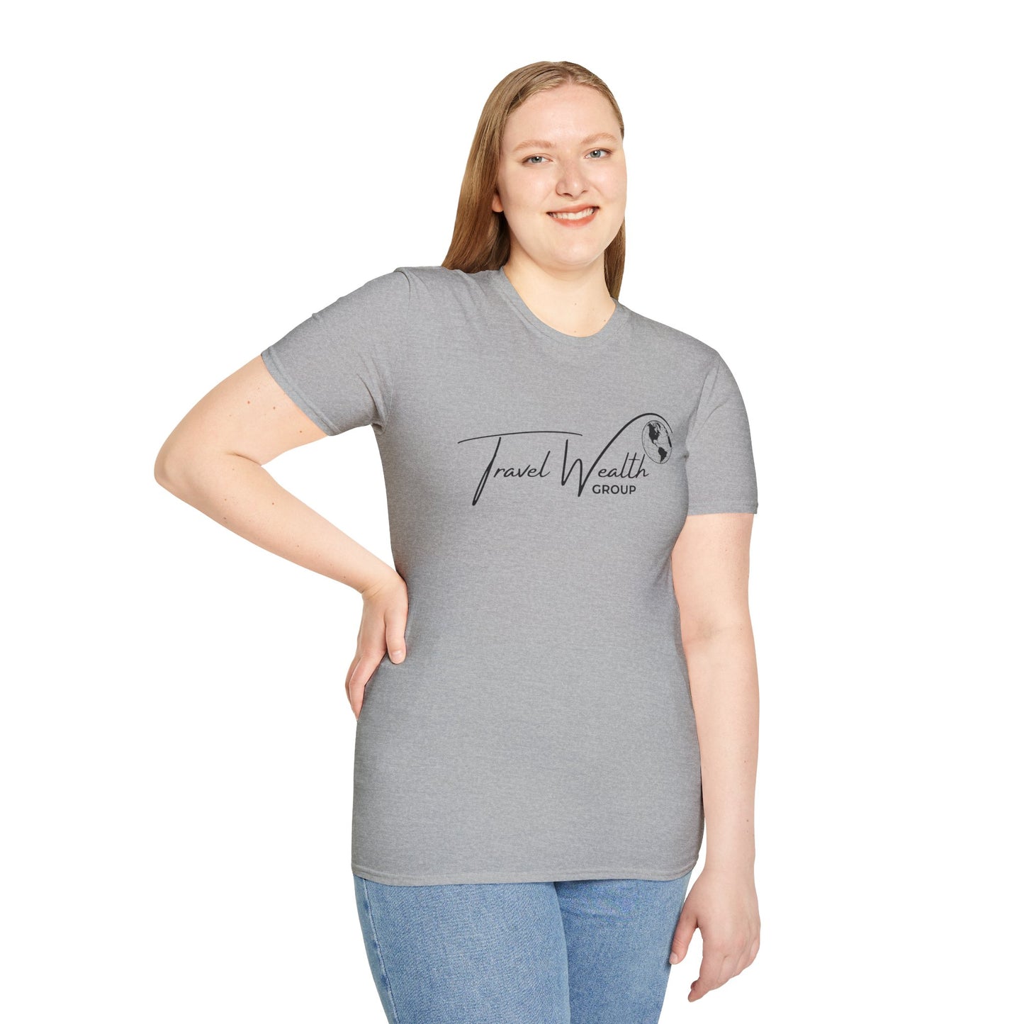 Plain Logo Unisex Softstyle T-Shirt