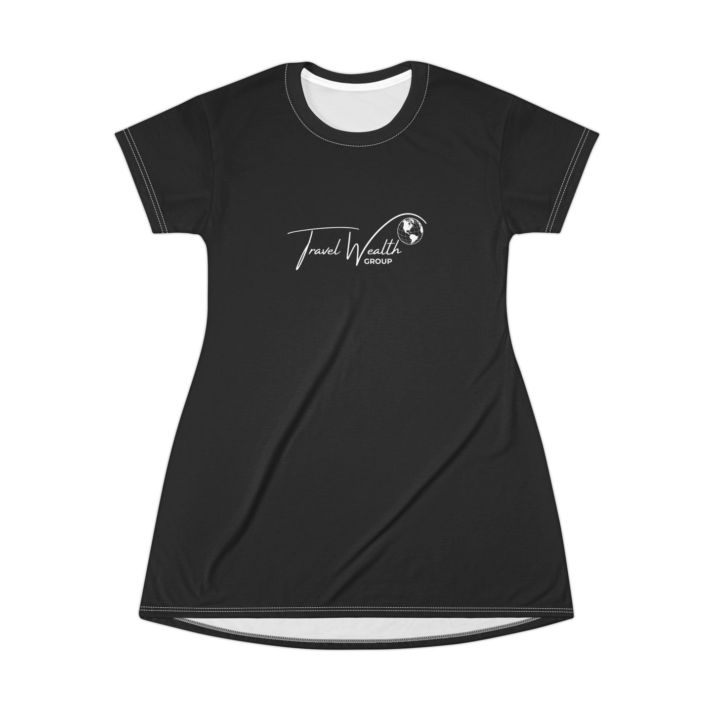 Travel Wealth Group T-Shirt Dress - Comfortable & Stylish Casual Wear