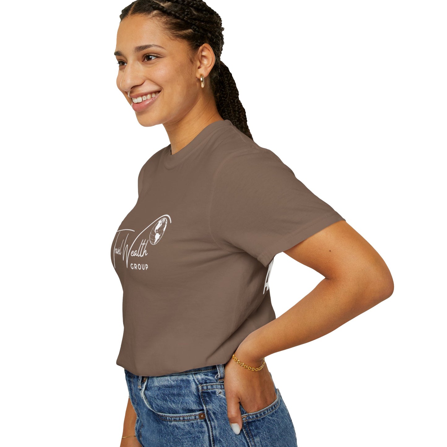 Unisex Garment-Dyed T-shirt I may Talk About Travel Non-Stop