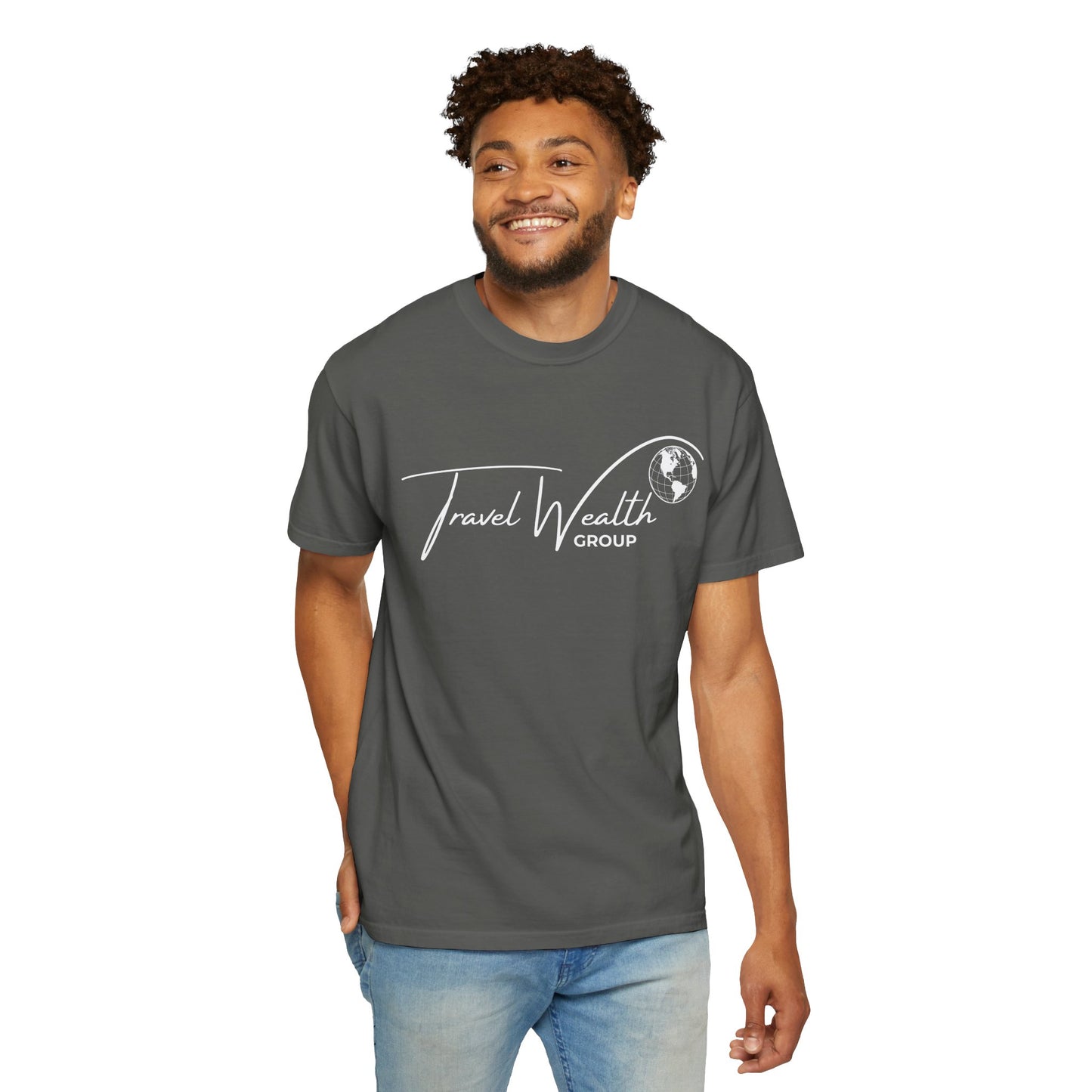 Unisex Garment-Dyed T-shirt I may Talk About Travel Non-Stop