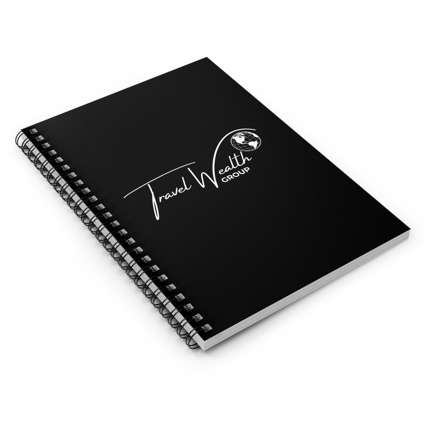Travel Wealth Group Spiral Notebook - Ruled Line