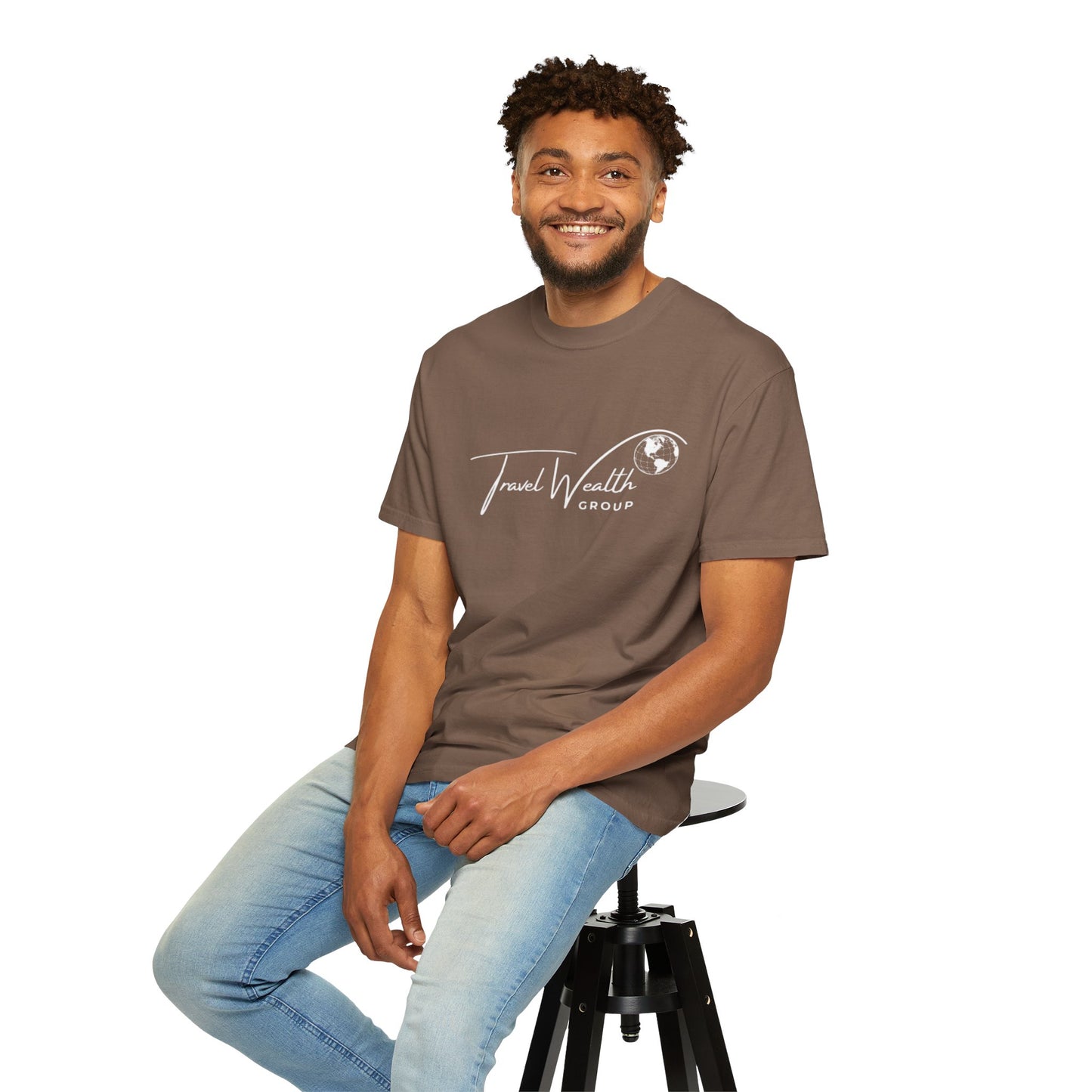 Unisex Garment-Dyed T-shirt I may Talk About Travel Non-Stop