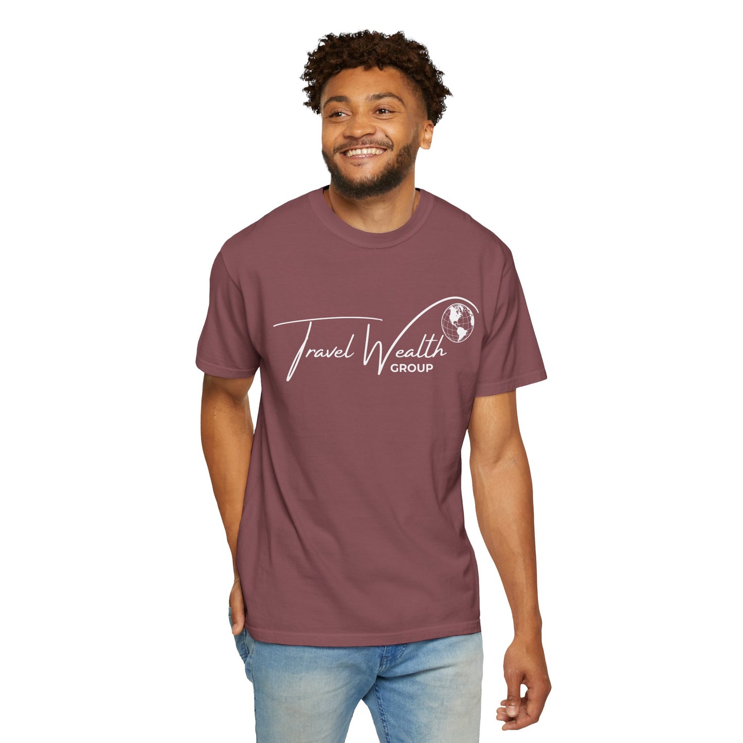 Unisex Garment-Dyed T-shirt I may Talk About Travel Non-Stop