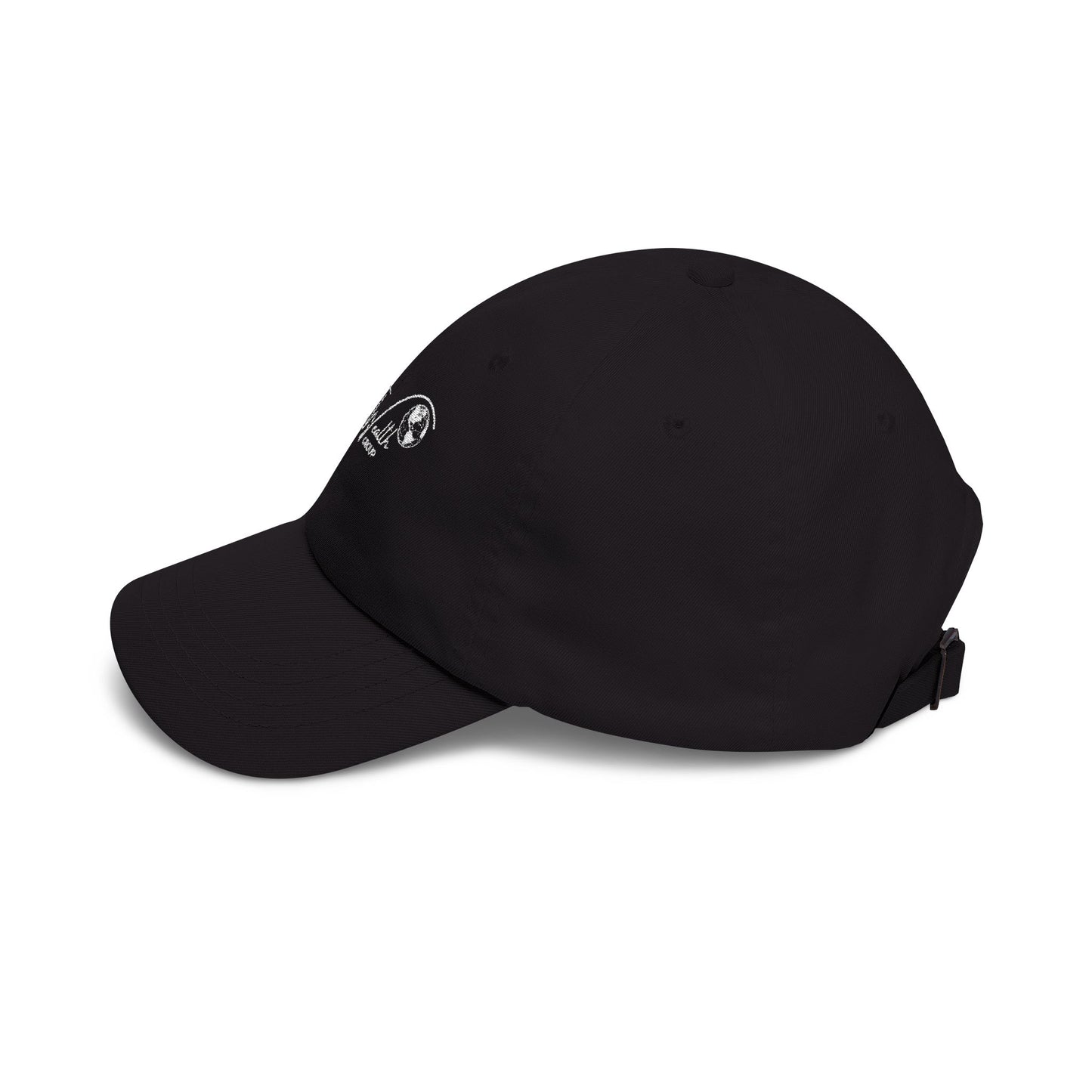 Travel Wealth Classic Dad Cap - Relaxed Black Baseball Hat