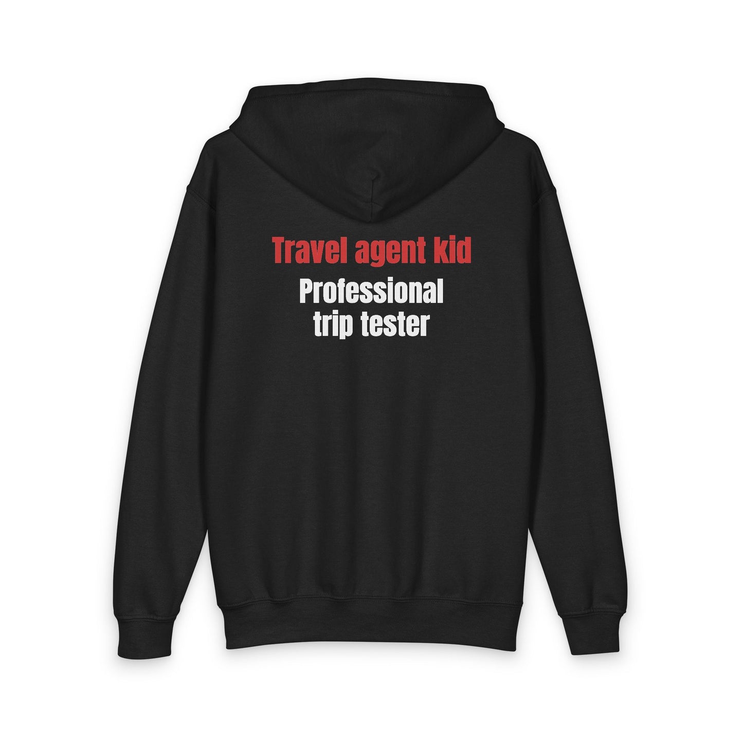 Travel Agent Kid Youth Heavy Blend Zipped Hoodie