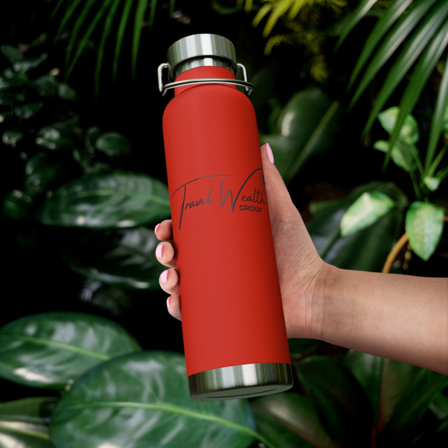 Travel Wealth Group Copper Insulated Water Bottle - 22oz