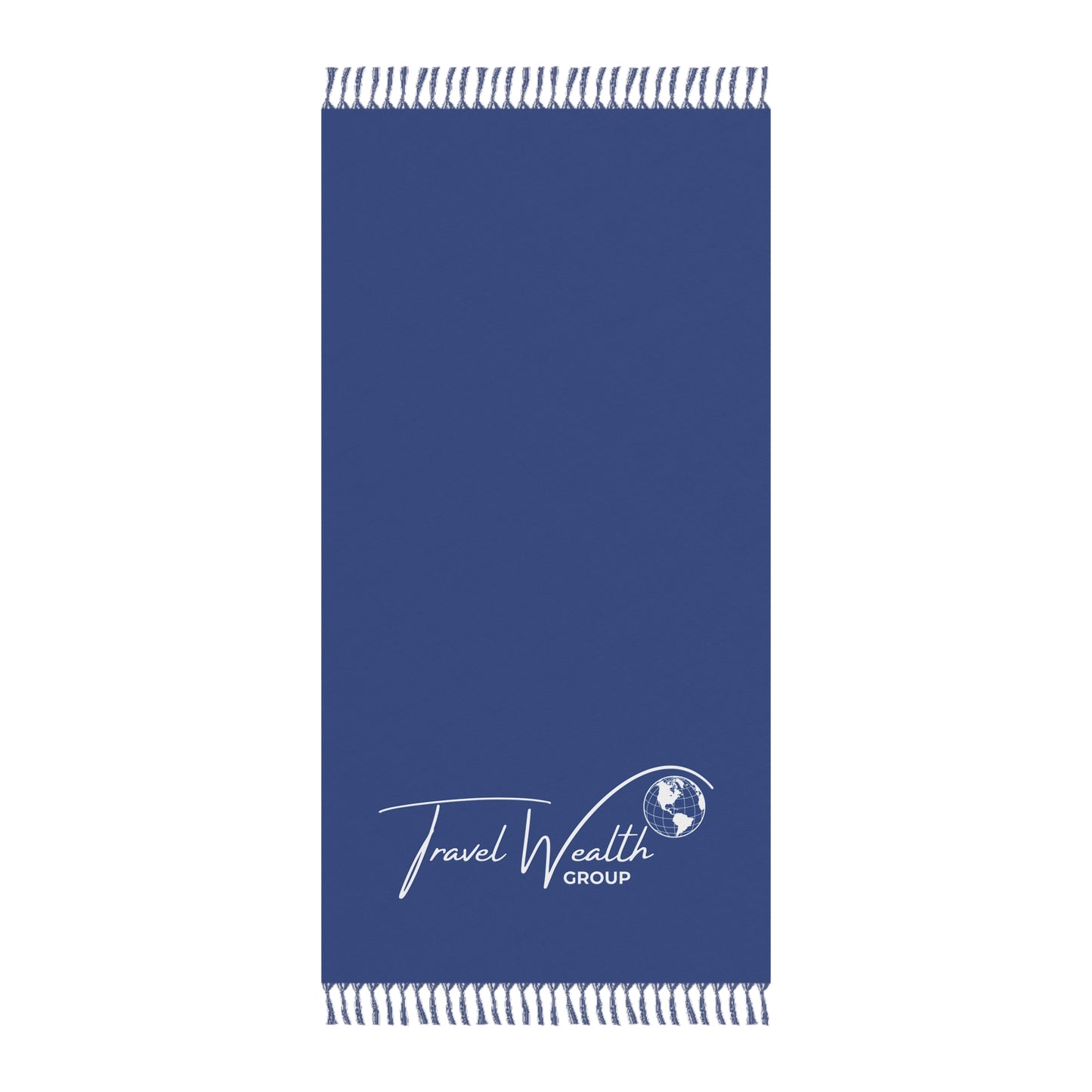Blue Logo Boho Beach Cloth