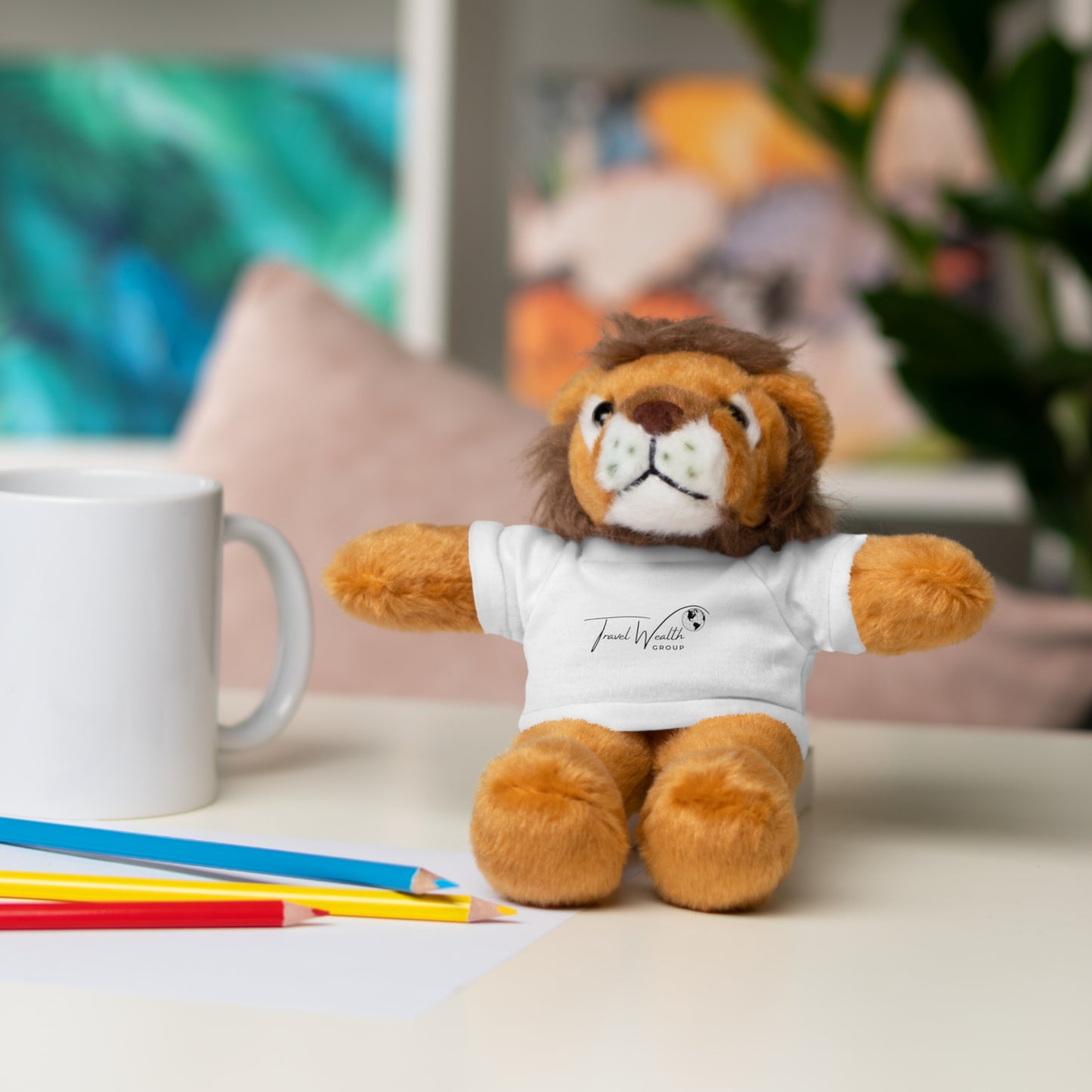 Personalized Stuffed Animal with Custom Tee - Perfect Gift for Kids and Celebrations