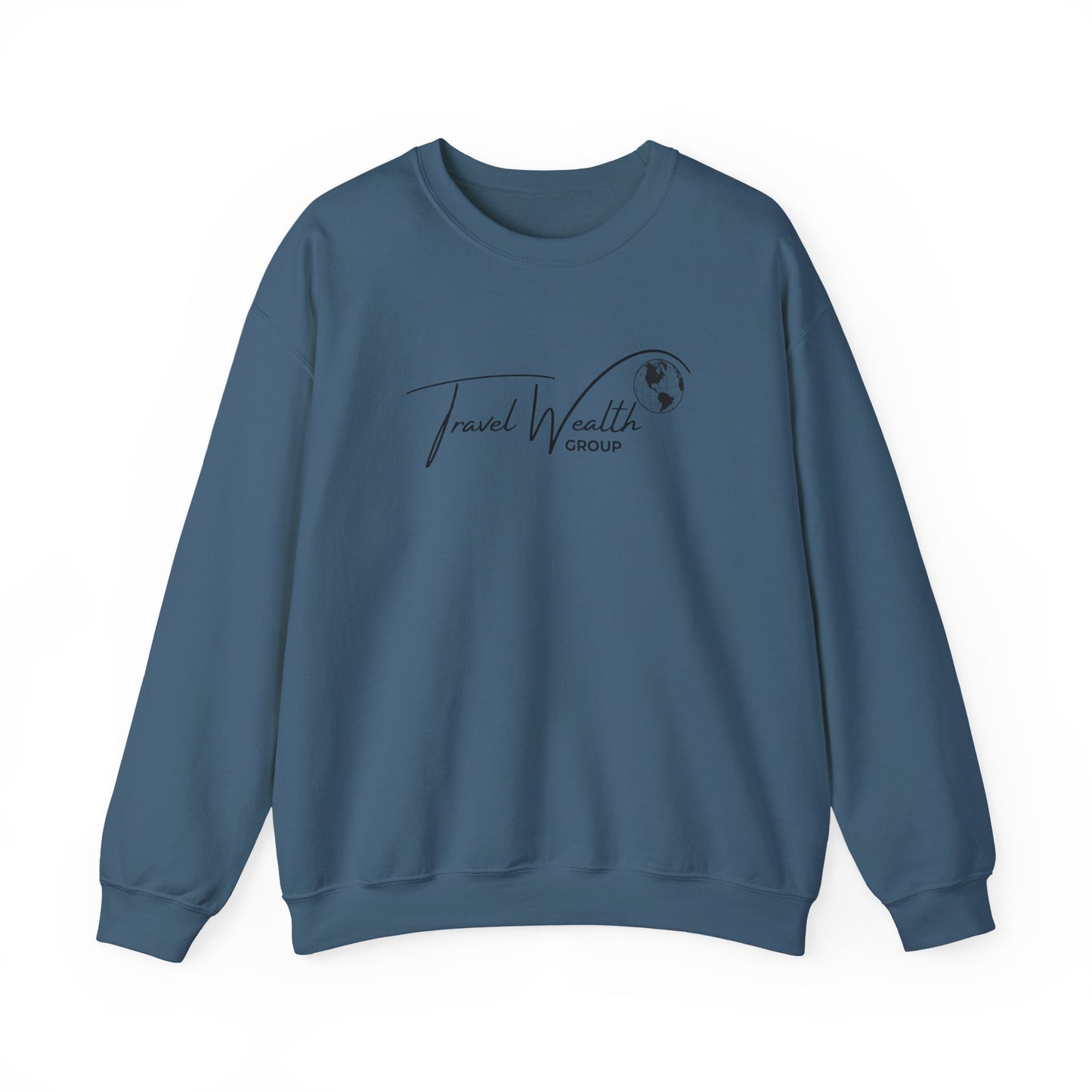 Travel Wealth Group Unisex Heavy Blend™ Crewneck Sweatshirt - Cozy & Stylish for Travel Lovers
