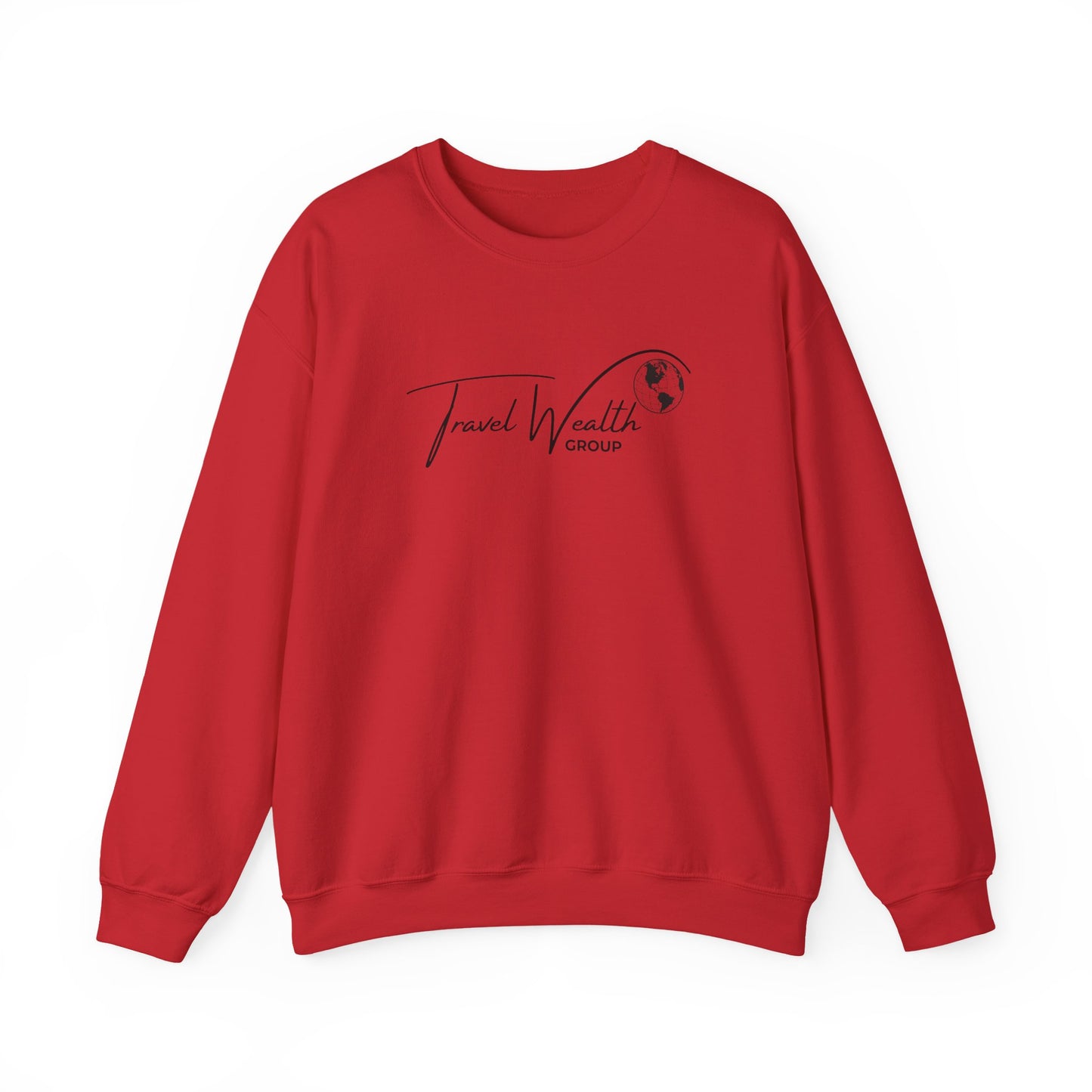 Travel Wealth Group Unisex Heavy Blend™ Crewneck Sweatshirt - Cozy & Stylish for Travel Lovers