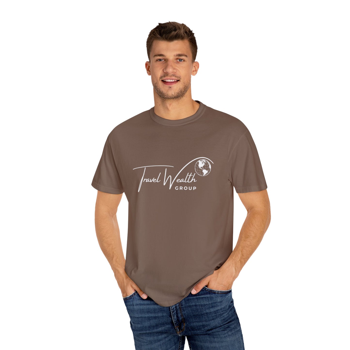 Unisex Garment-Dyed T-shirt I may Talk About Travel Non-Stop
