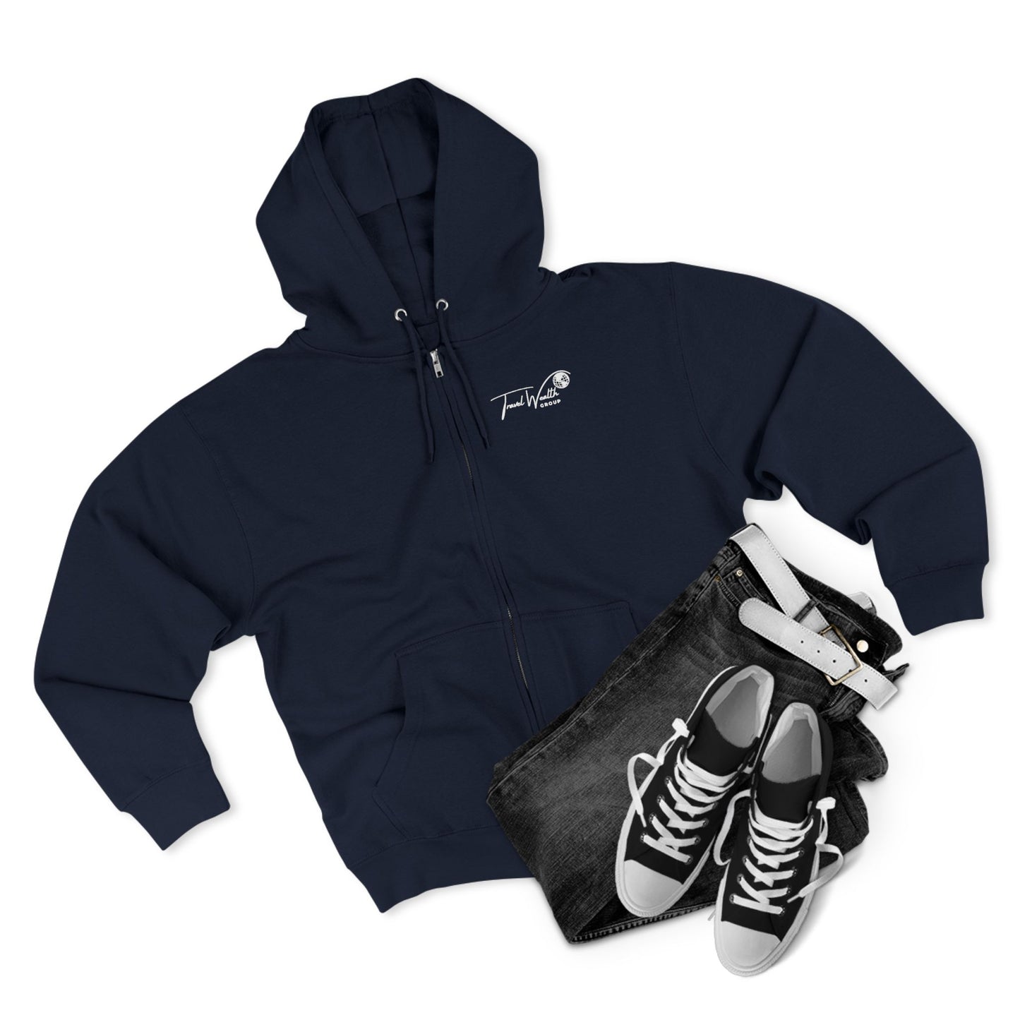 Unisex Zip Hoodie I May talk about travel Non- Stop