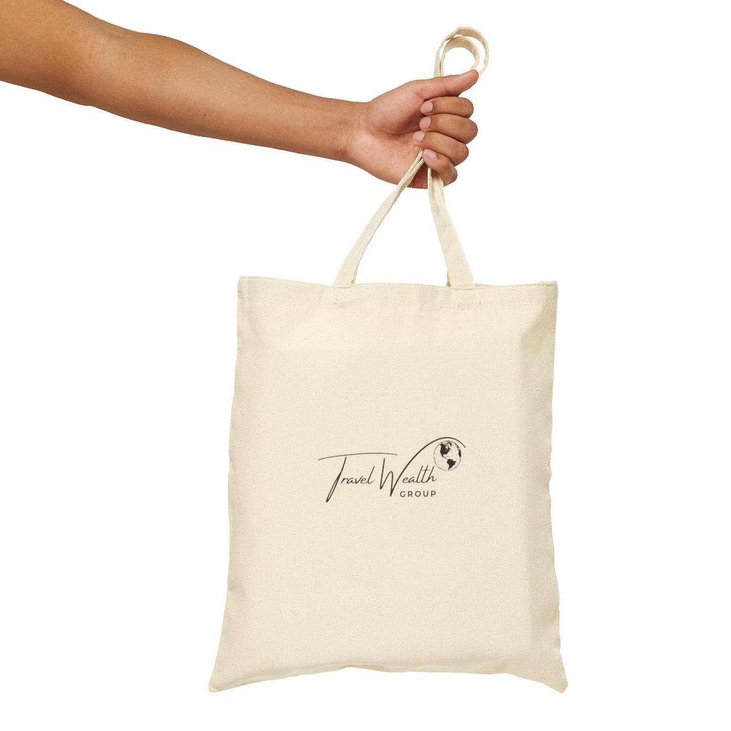 How do you book your own travel? Cotton Canvas Tote Bag
