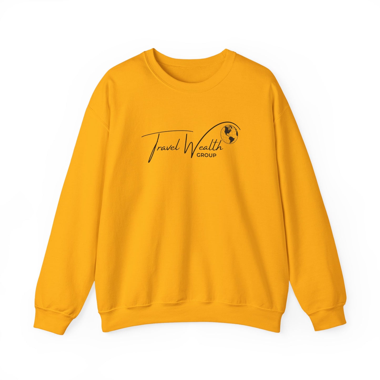 Travel Wealth Group Unisex Heavy Blend™ Crewneck Sweatshirt - Cozy & Stylish for Travel Lovers