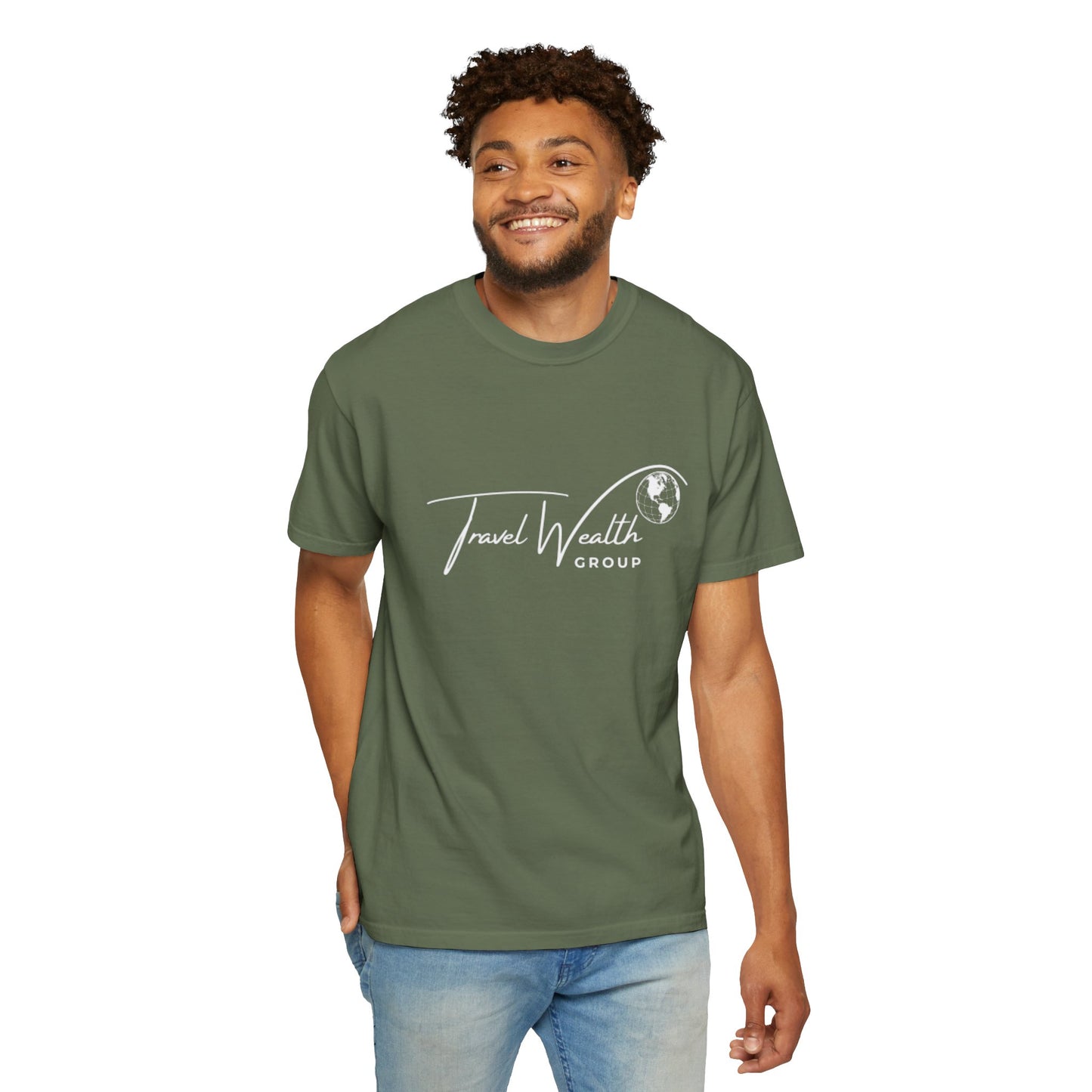 Unisex Garment-Dyed T-shirt I may Talk About Travel Non-Stop