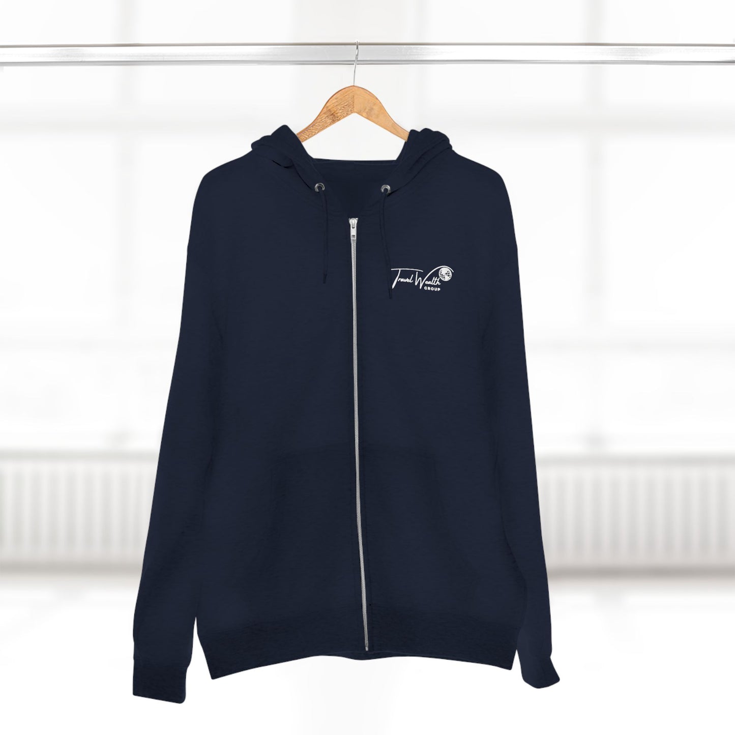 Unisex Zip Hoodie I May talk about travel Non- Stop