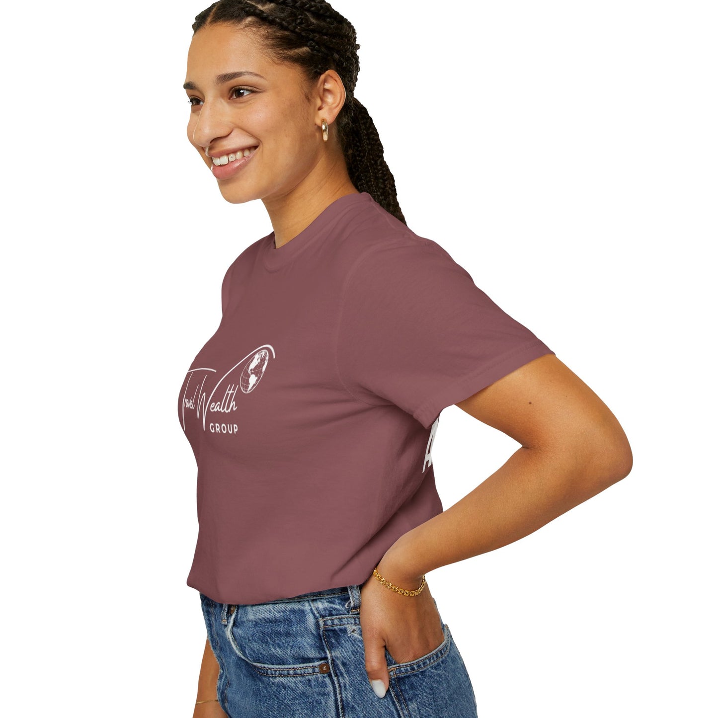 Unisex Garment-Dyed T-shirt I may Talk About Travel Non-Stop