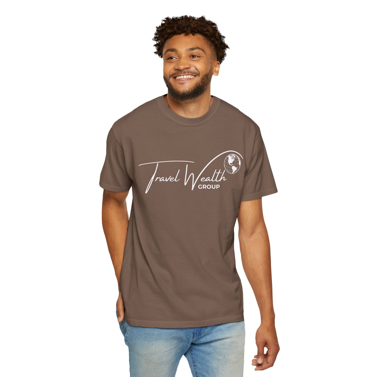 Unisex Garment-Dyed T-shirt I may Talk About Travel Non-Stop