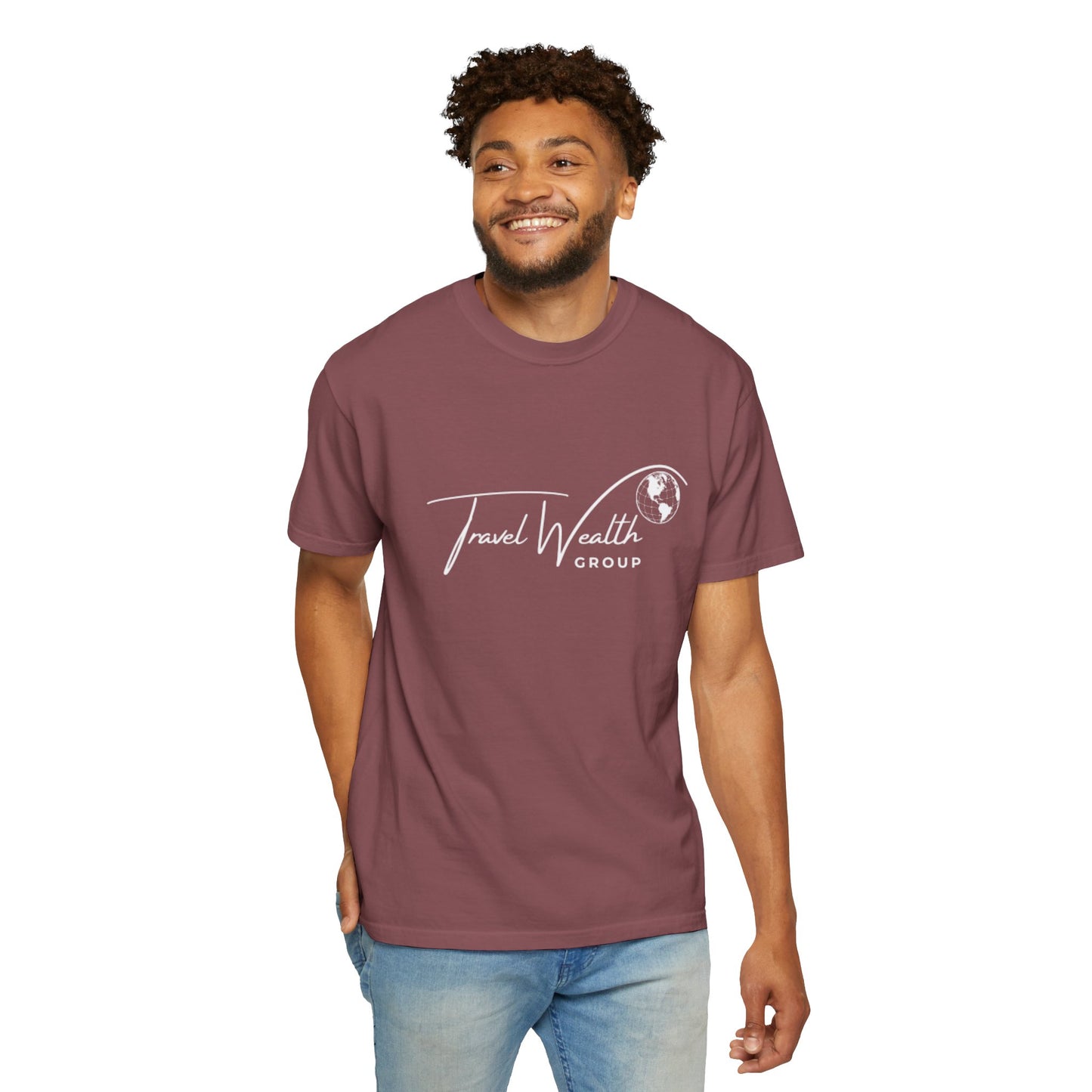Unisex Garment-Dyed T-shirt I may Talk About Travel Non-Stop