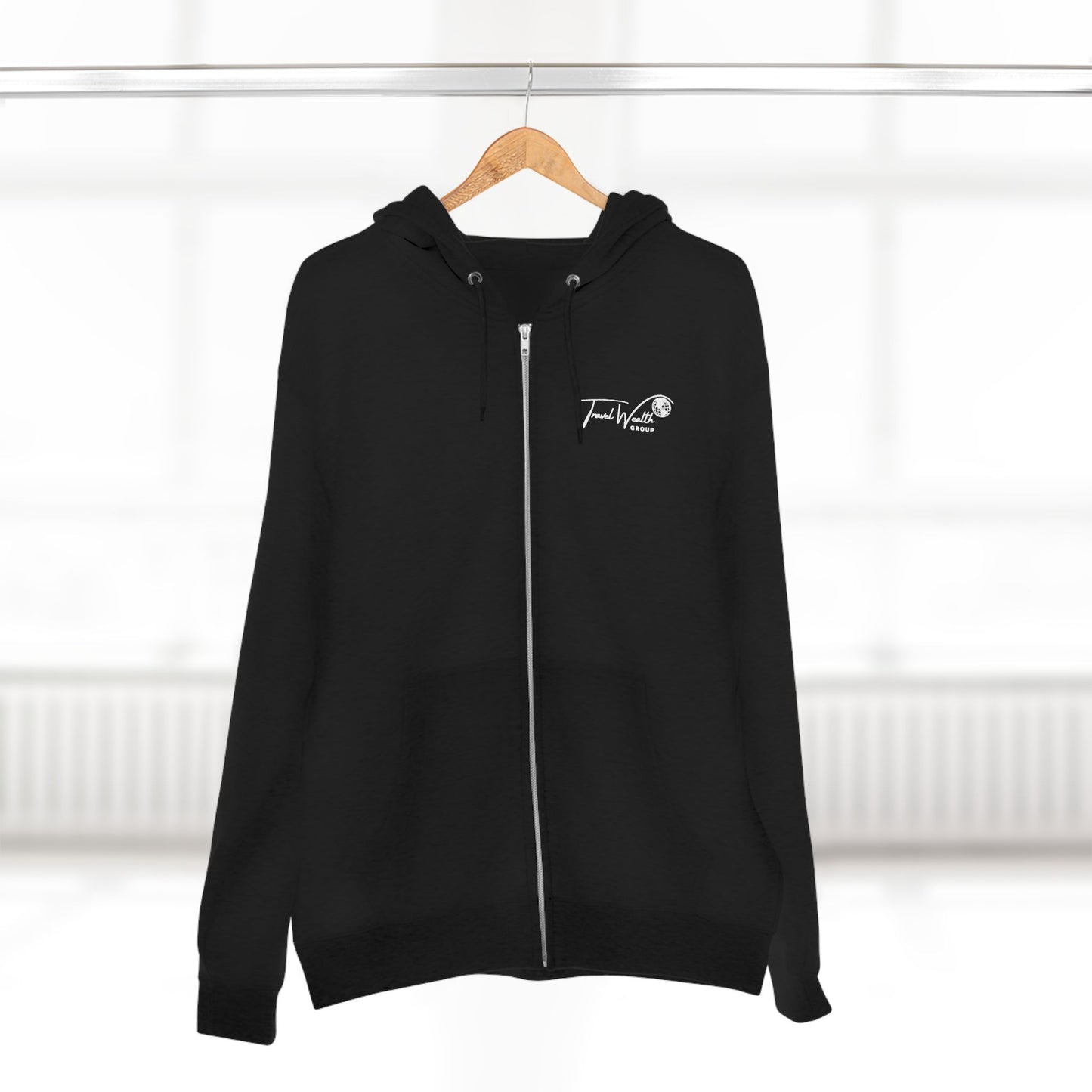 Unisex Zip Hoodie I May talk about travel Non- Stop