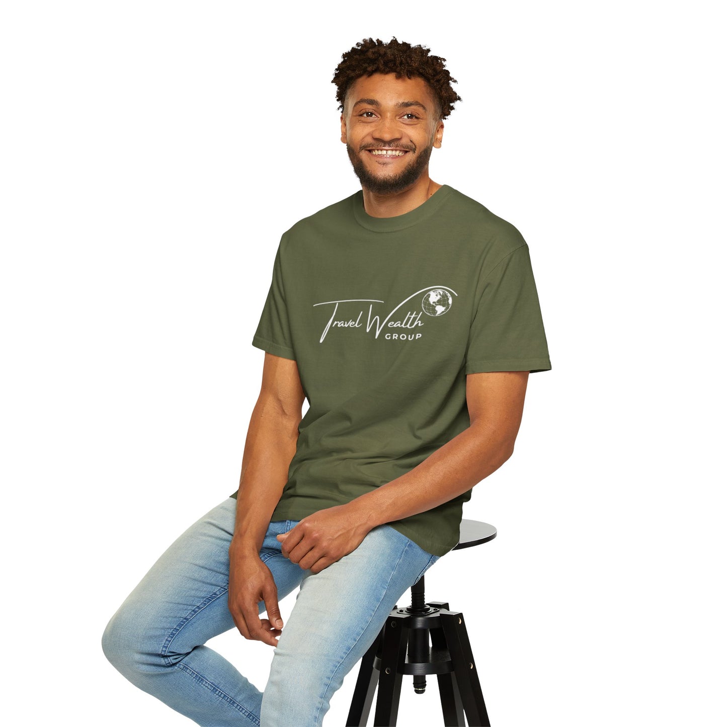 Unisex Garment-Dyed T-shirt I may Talk About Travel Non-Stop