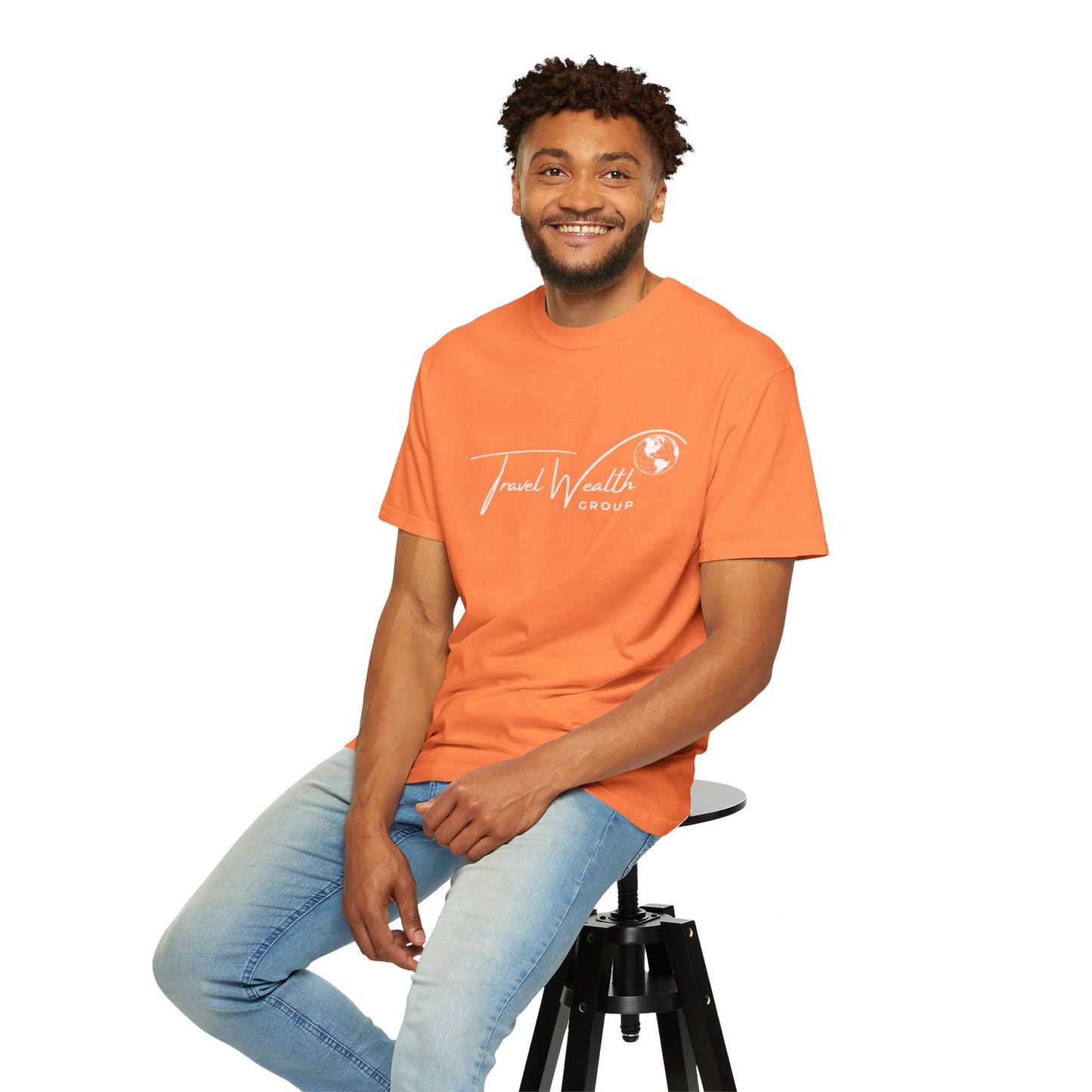 Unisex Garment-Dyed T-shirt I may Talk About Travel Non-Stop