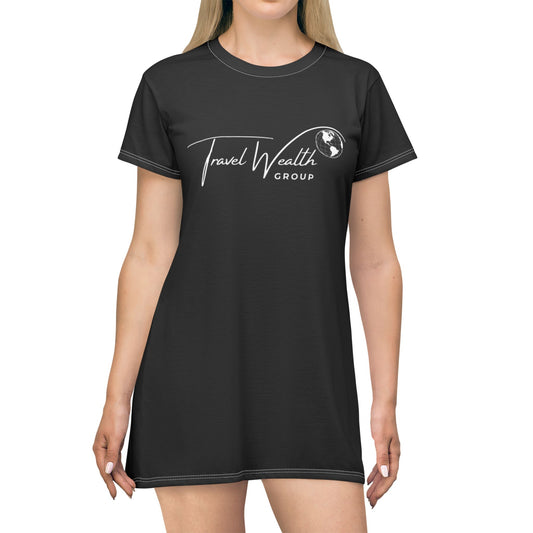 Travel Wealth Group T-Shirt Dress - Comfortable & Stylish Casual Wear